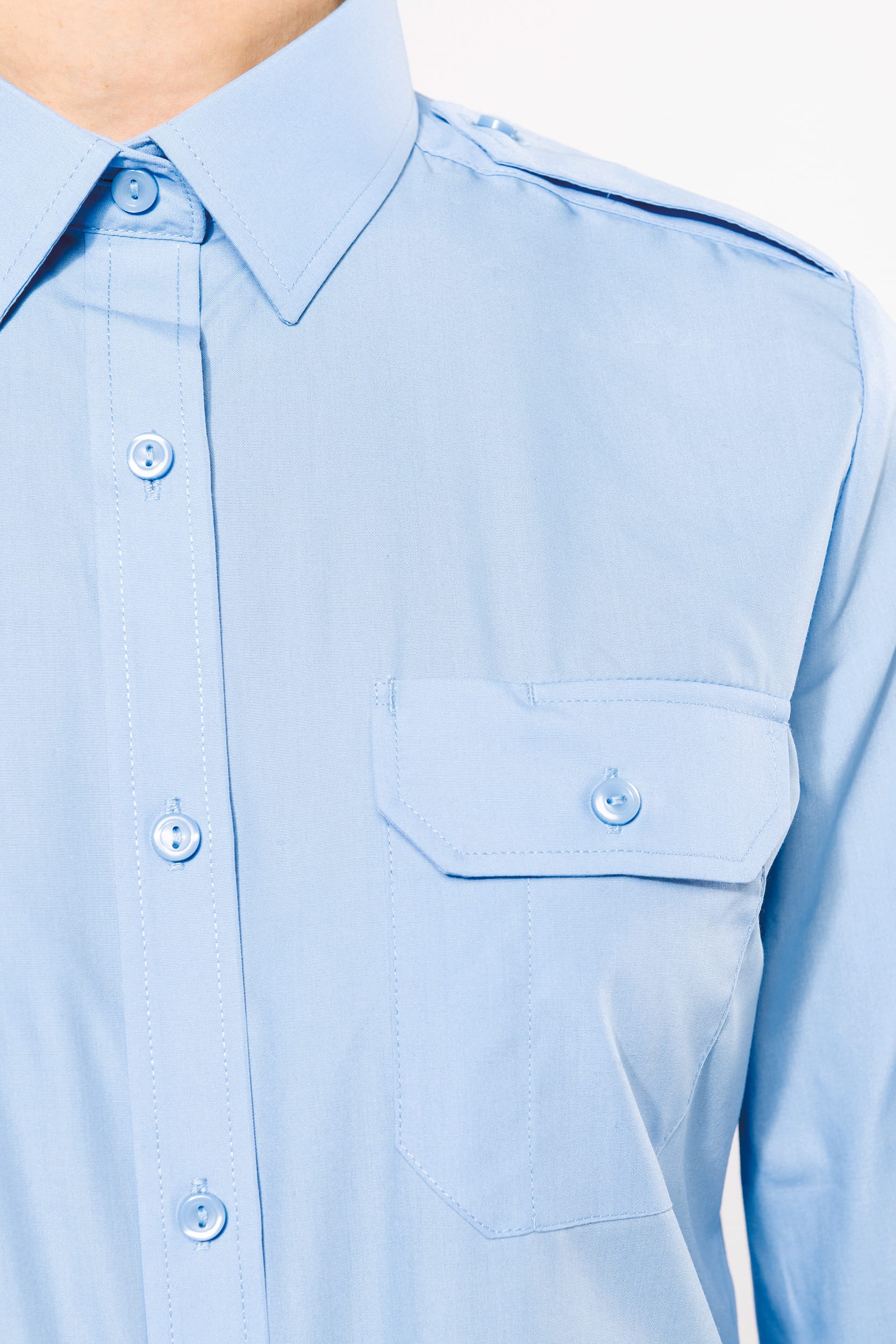 Langarm-Pilotenhemd für Damen