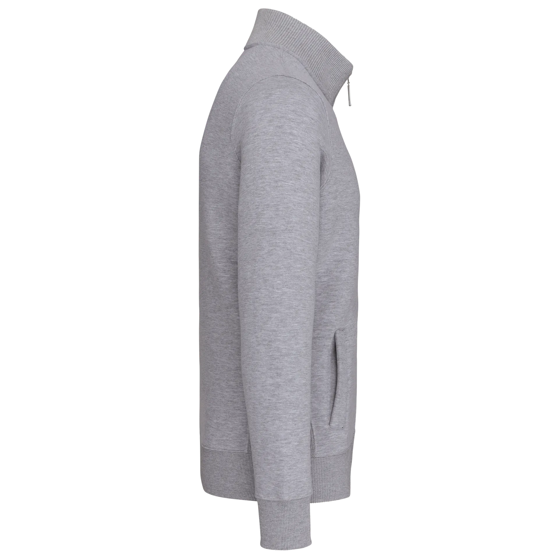 Herren Fleece-Sweater mit Reißverschluss