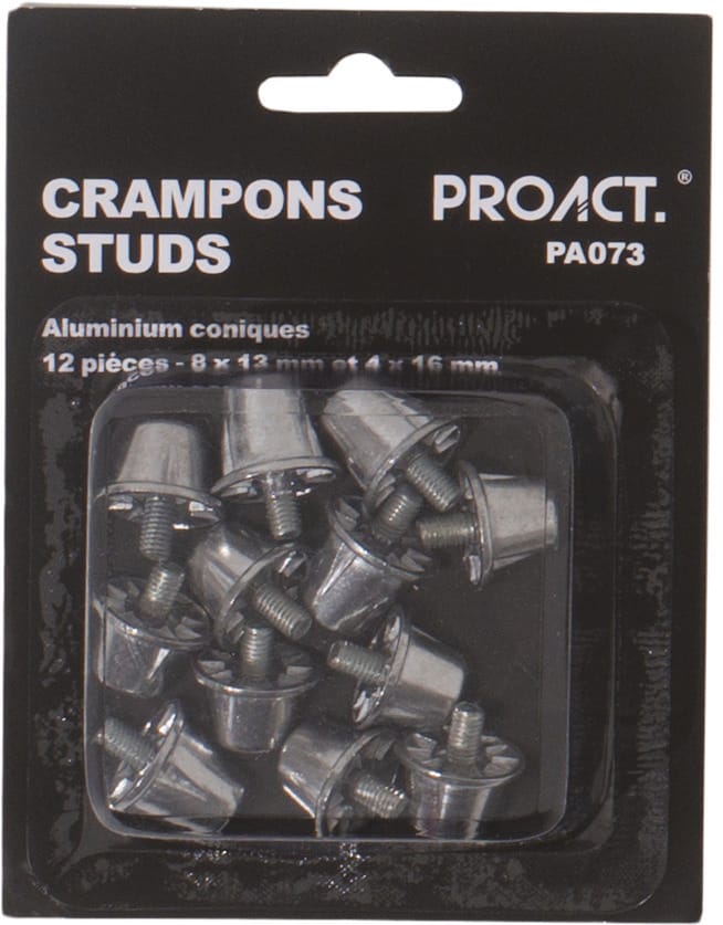 Schachtel mit 12 kegelförmigen Alustollen