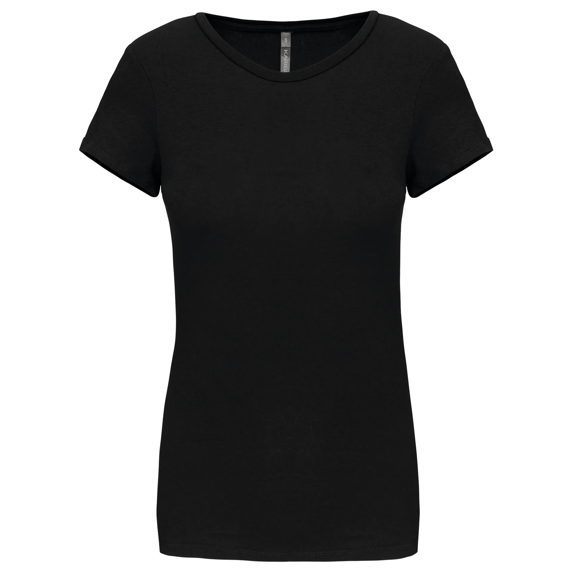 Kurzarm-Damen-T-Shirt mit Rundhalsausschnitt