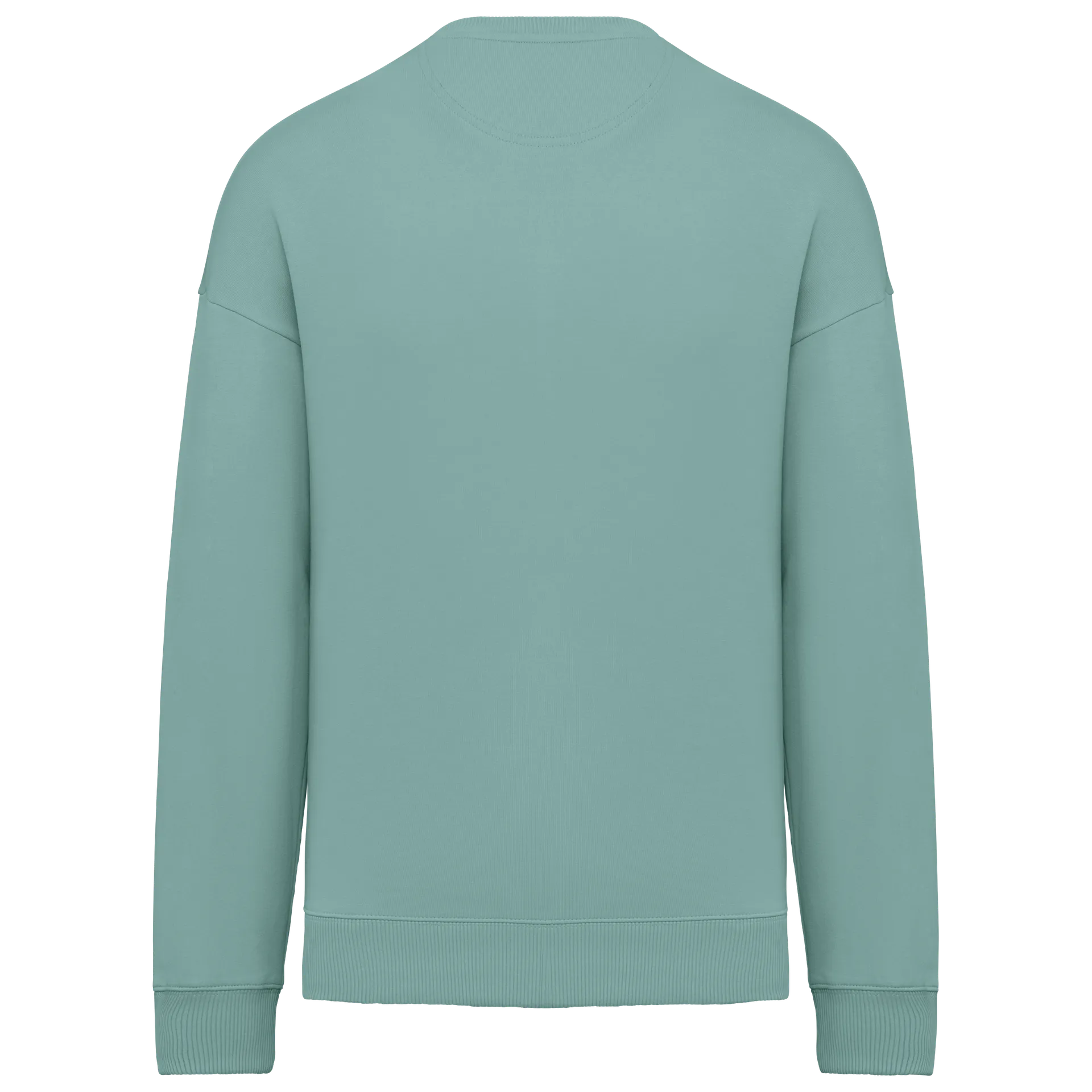 Umweltfreundliches Oversize Unisex-Sweatshirt mit Rundhalsausschnitt