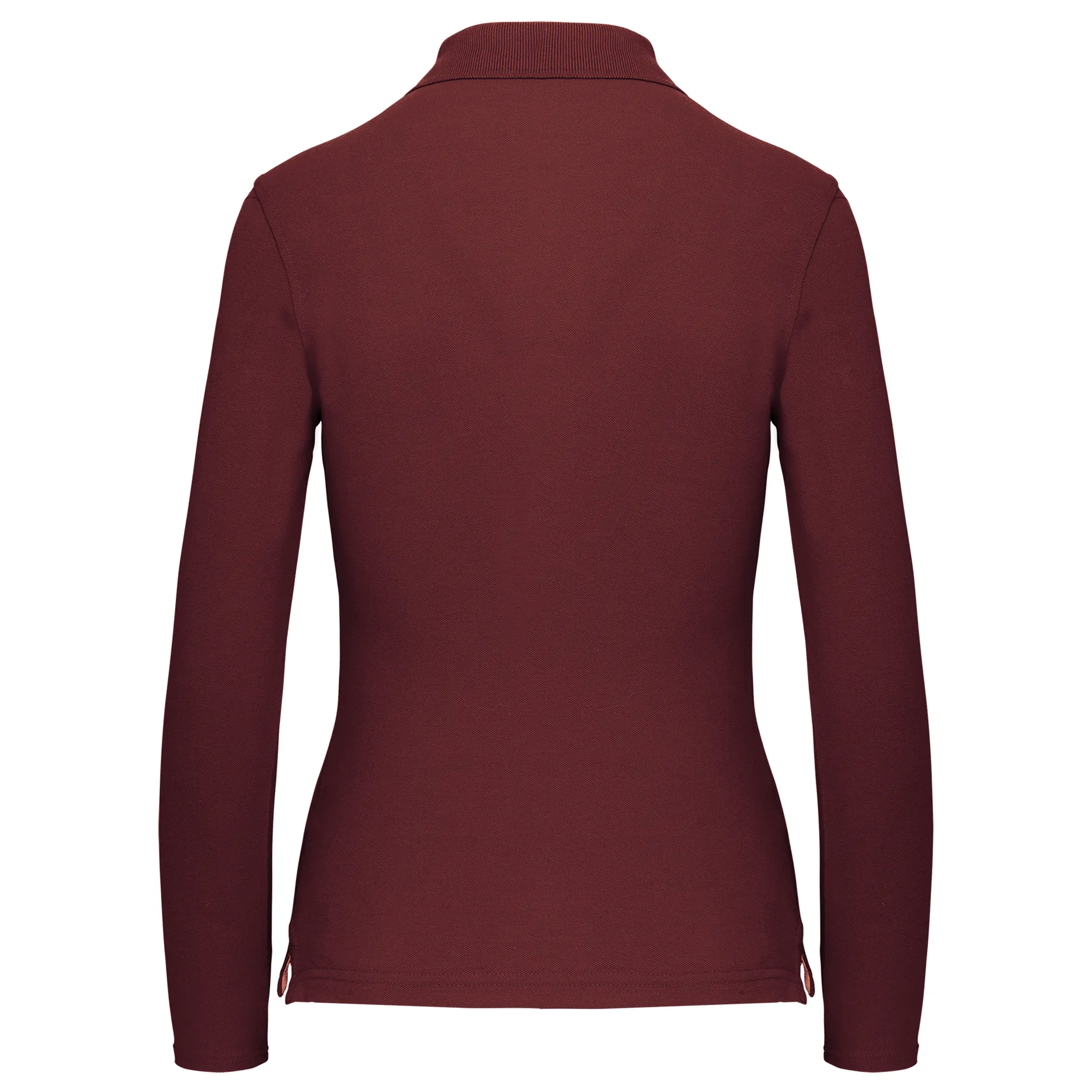 Damen Piqué Poloshirt Langarm