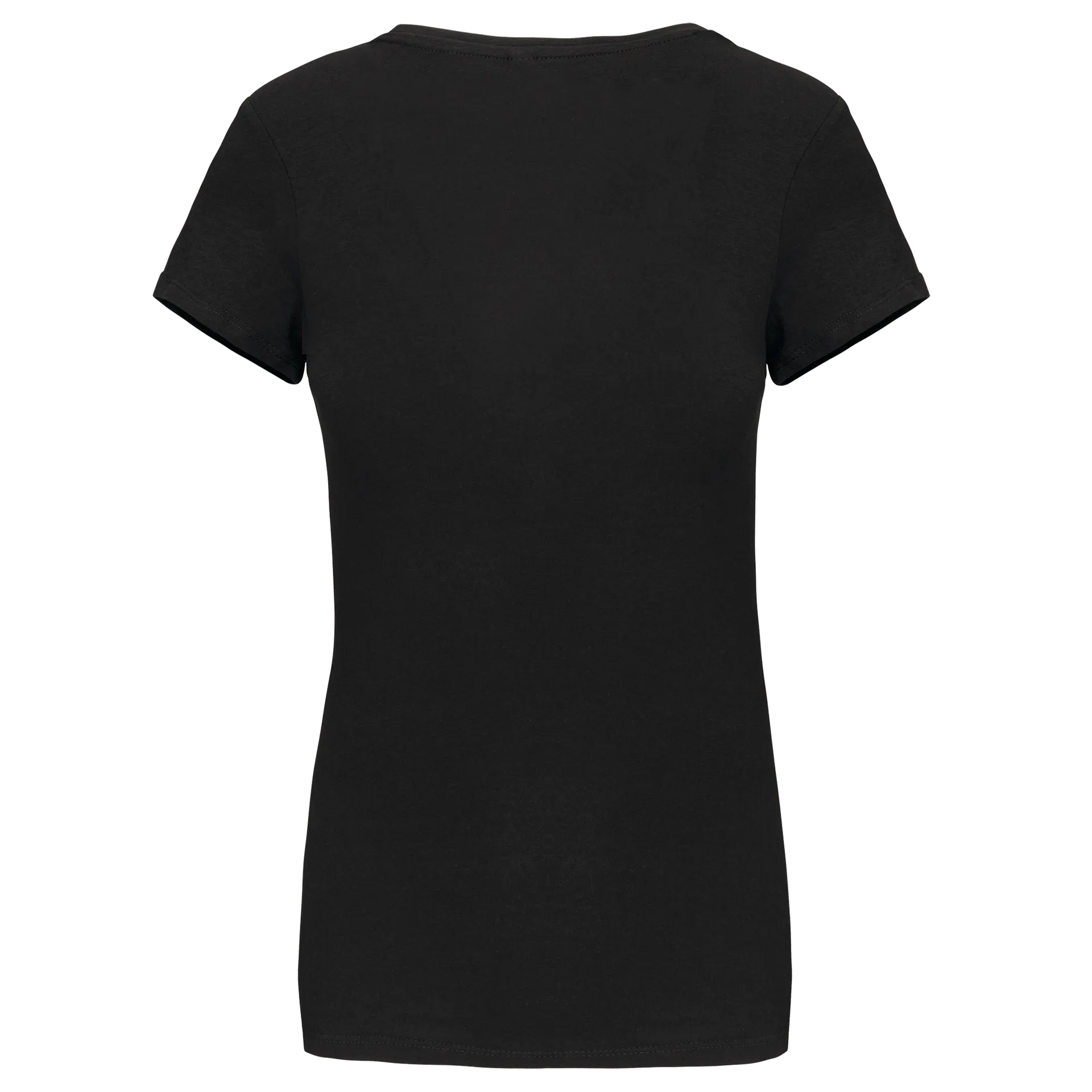 Kurzarm-Damen-T-Shirt mit Rundhalsausschnitt