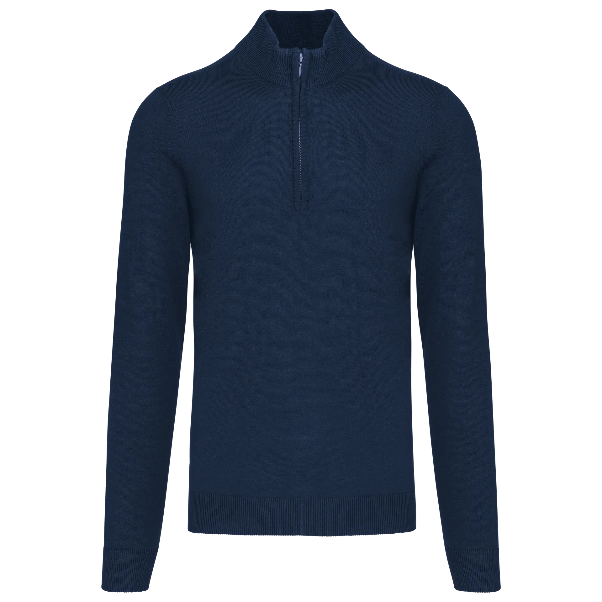 Herrenpullover mit 1/4-Reißverschluss