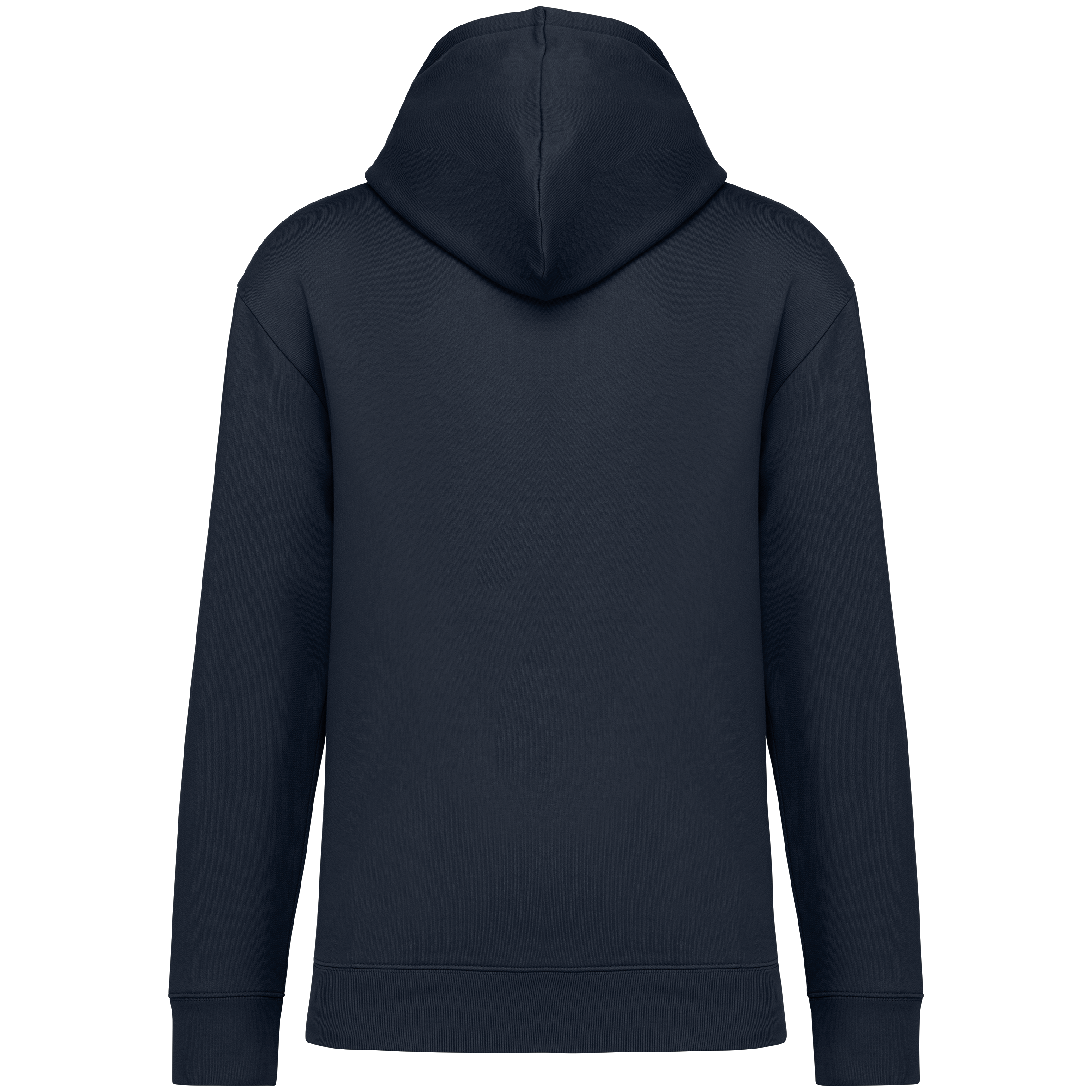 Umweltfreundliches Unisex Kapuzen-Sweatshirt mit hängenden Schultern aus gebürstetem Molton