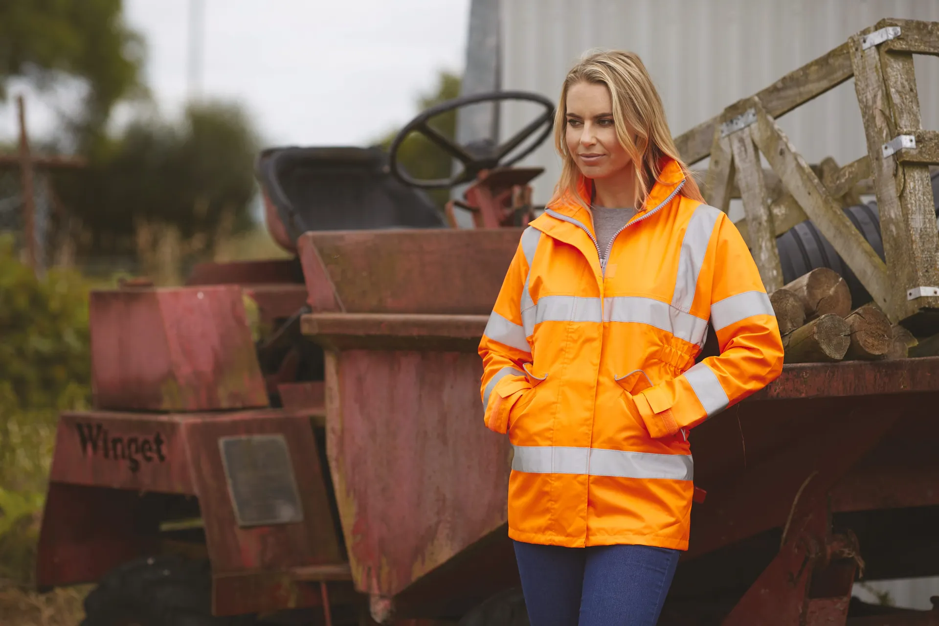 Hi-Vis ladies' executive jacket