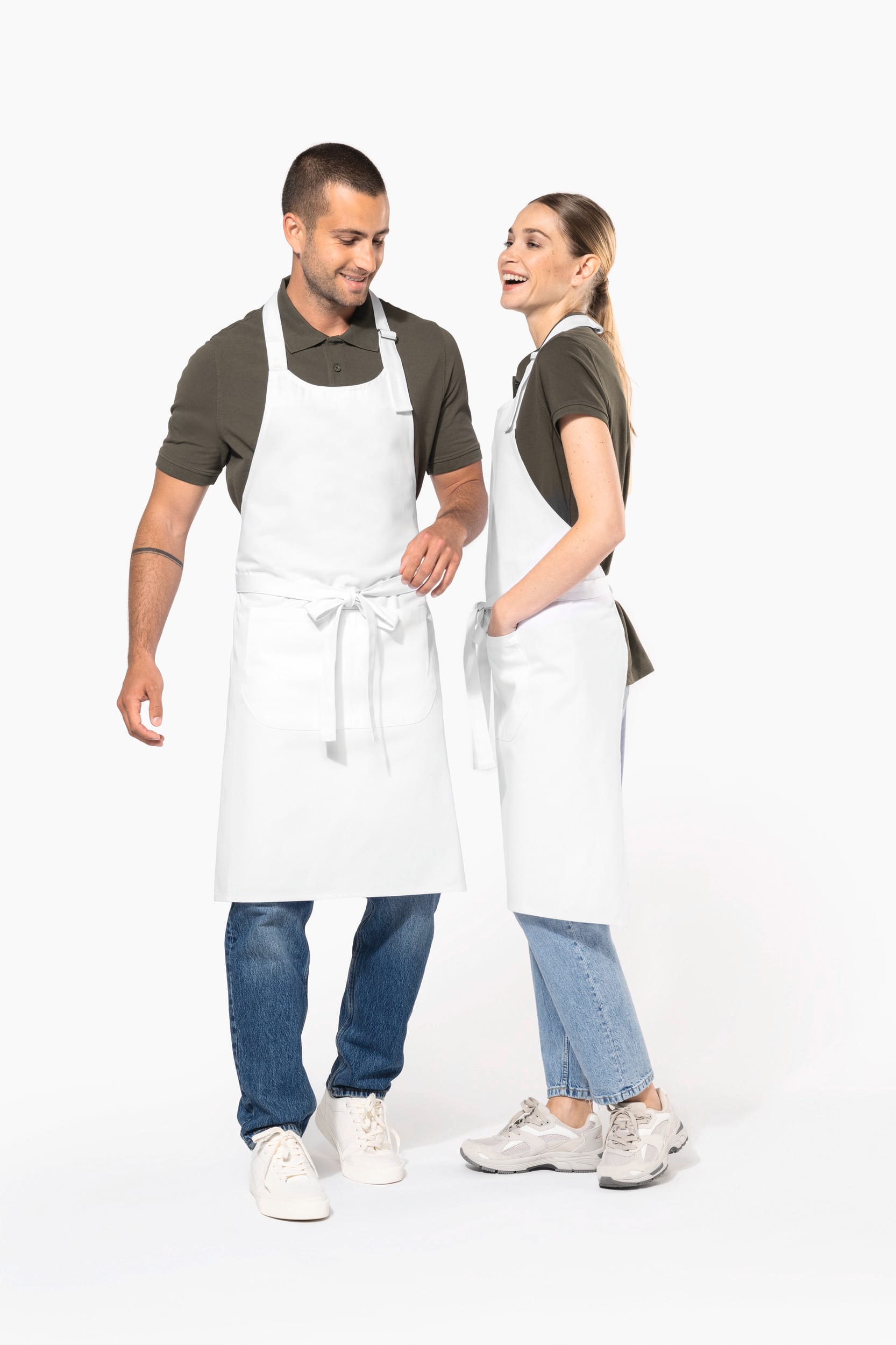 Schürze waschbar bei 60 °C