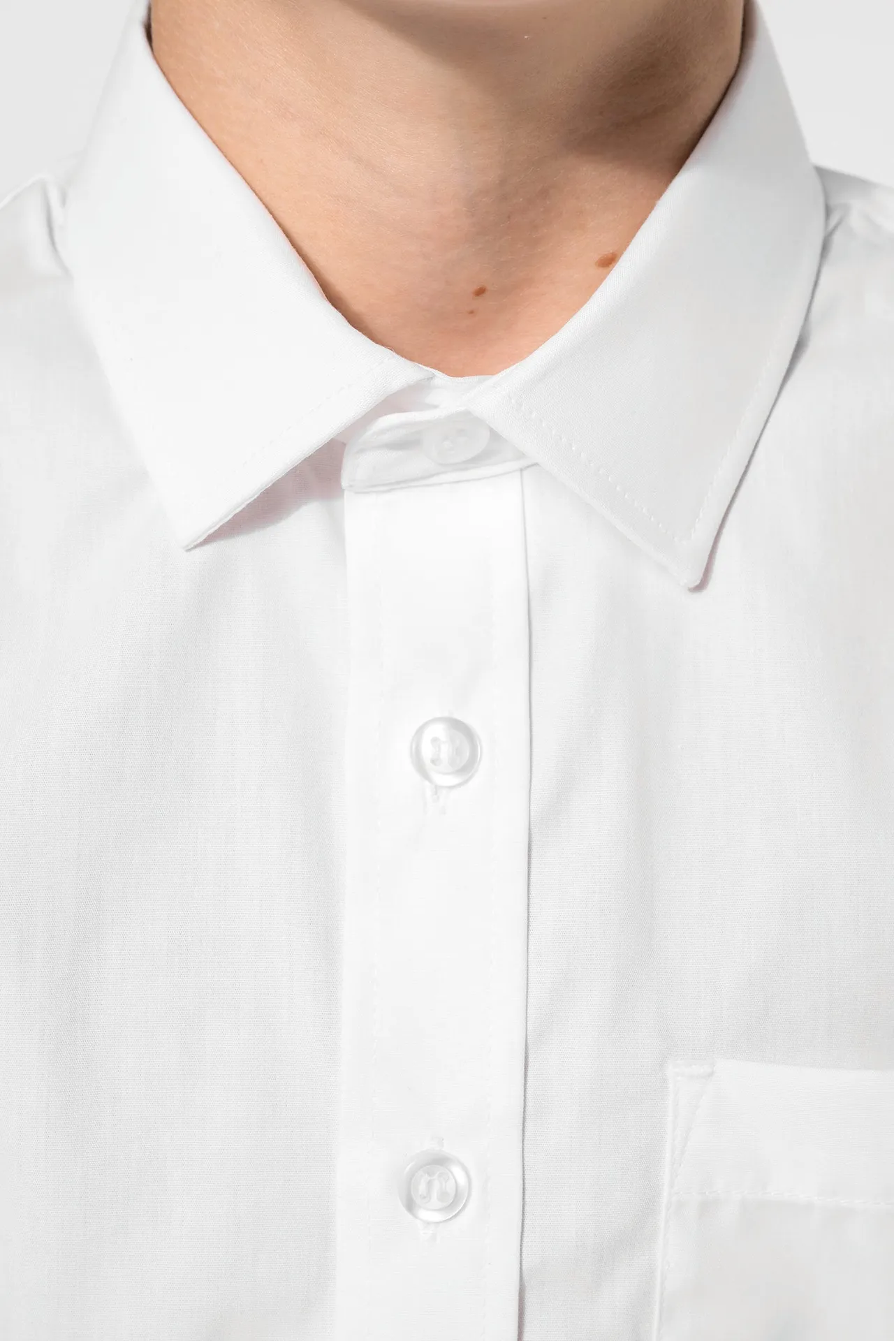 Kinder Popelin-Hemd Langarm