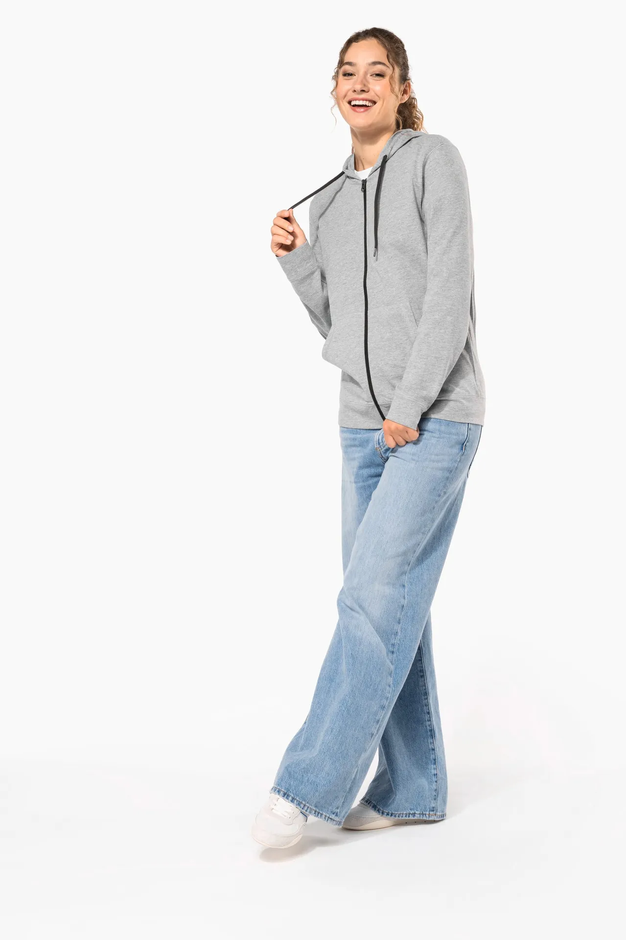 Lightweight Cotton Hooded Sweatshirt
