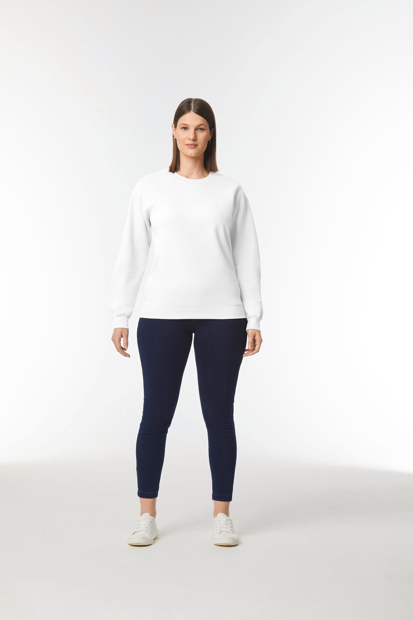 Sweatshirt mit Rundhalsausschnitt Midweight Softstyle