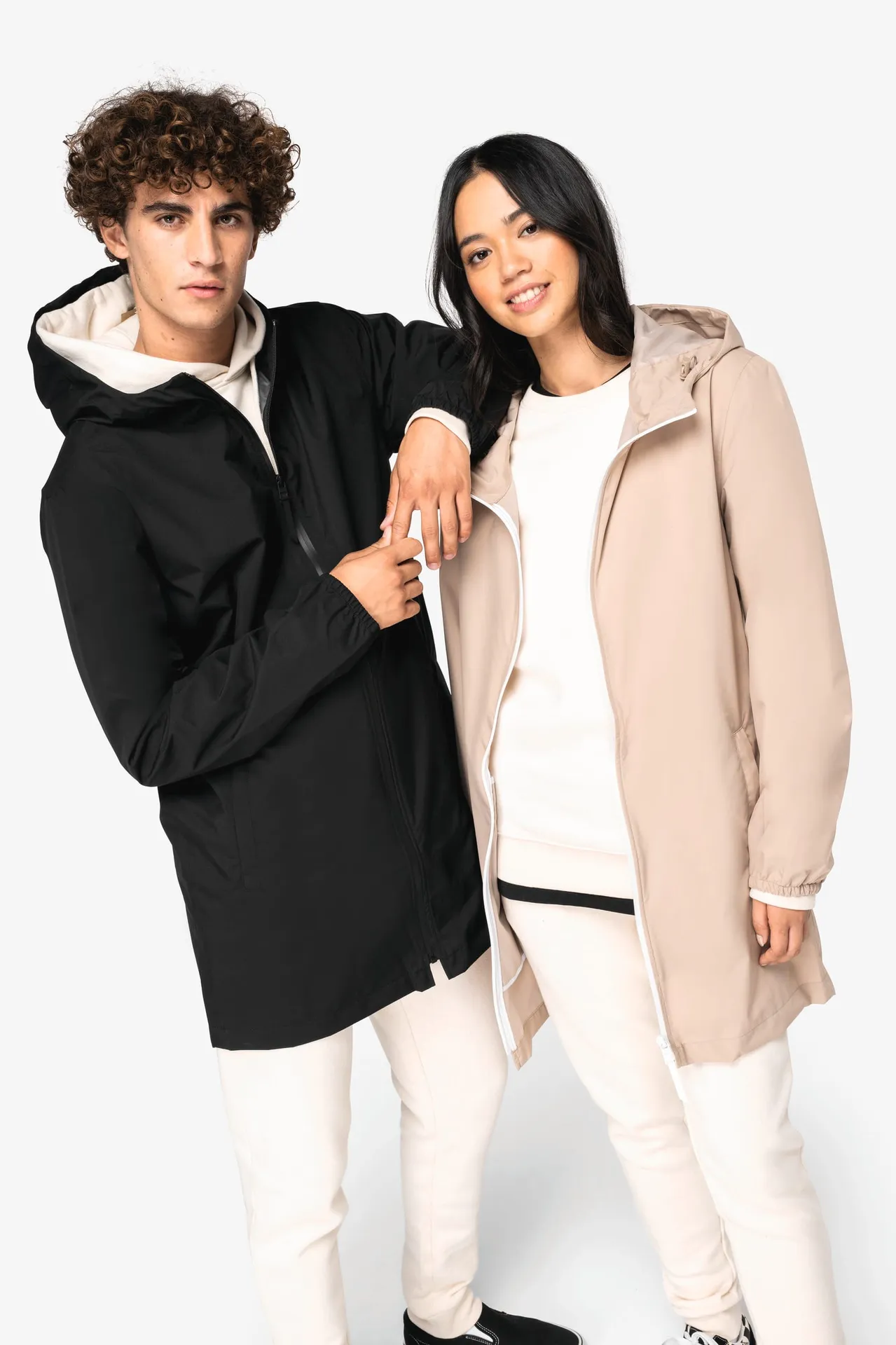 Umweltfreundliche wasserdichte Unisex-Jacke