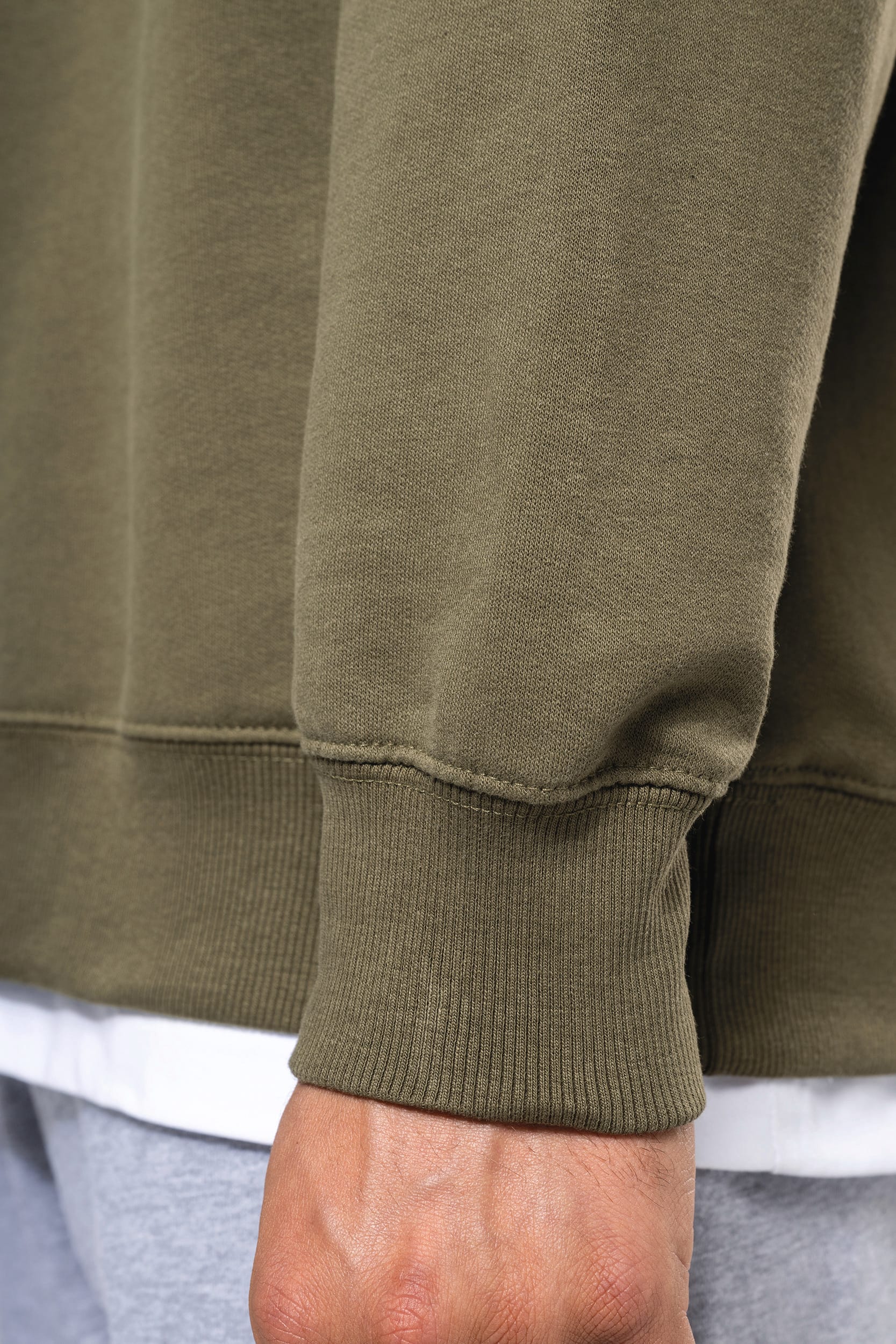 Kapuzensweatshirt aus Molton, Oversize, Unisex