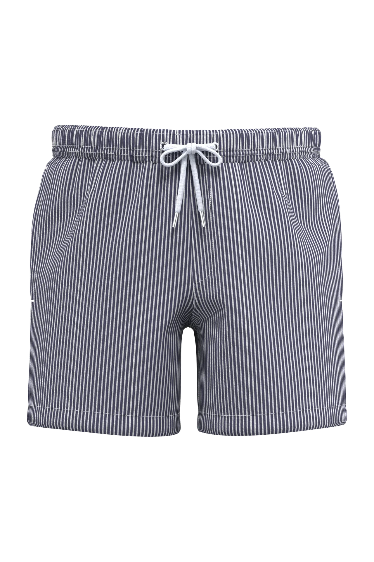 Umweltfreundliche gestreifte Badeshorts für Herren