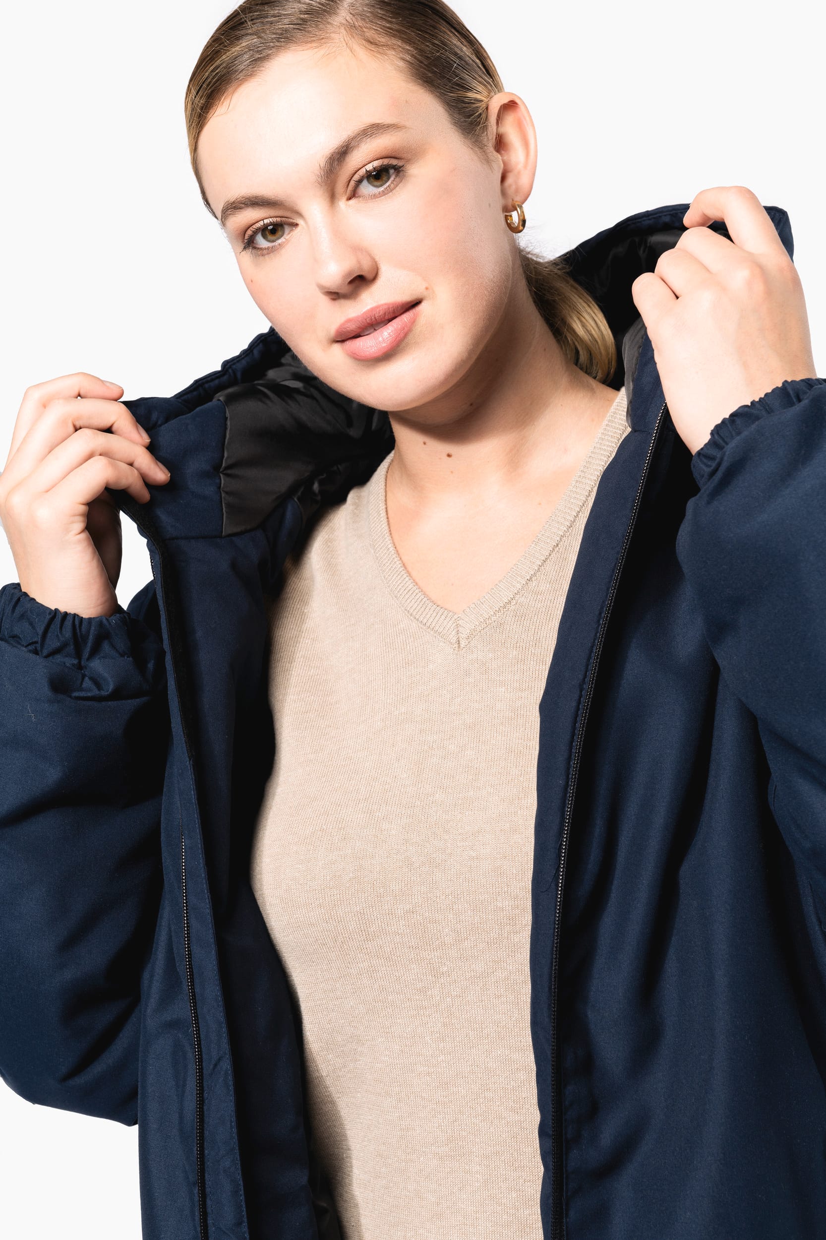 Recycelter Unisex-Kapuzenparka