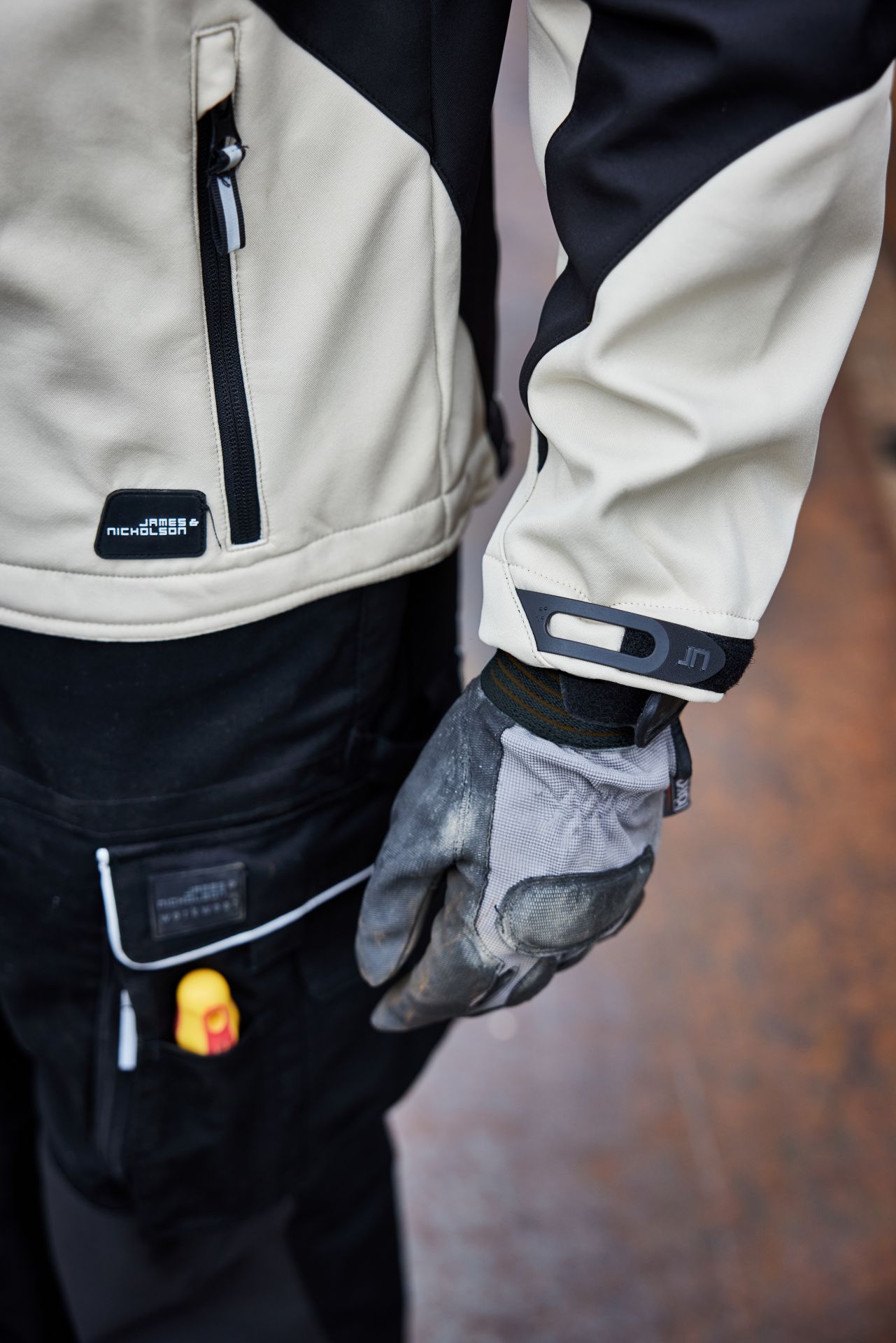 James & Nicholson JN844 – Robuste Softshell Arbeitsjacke