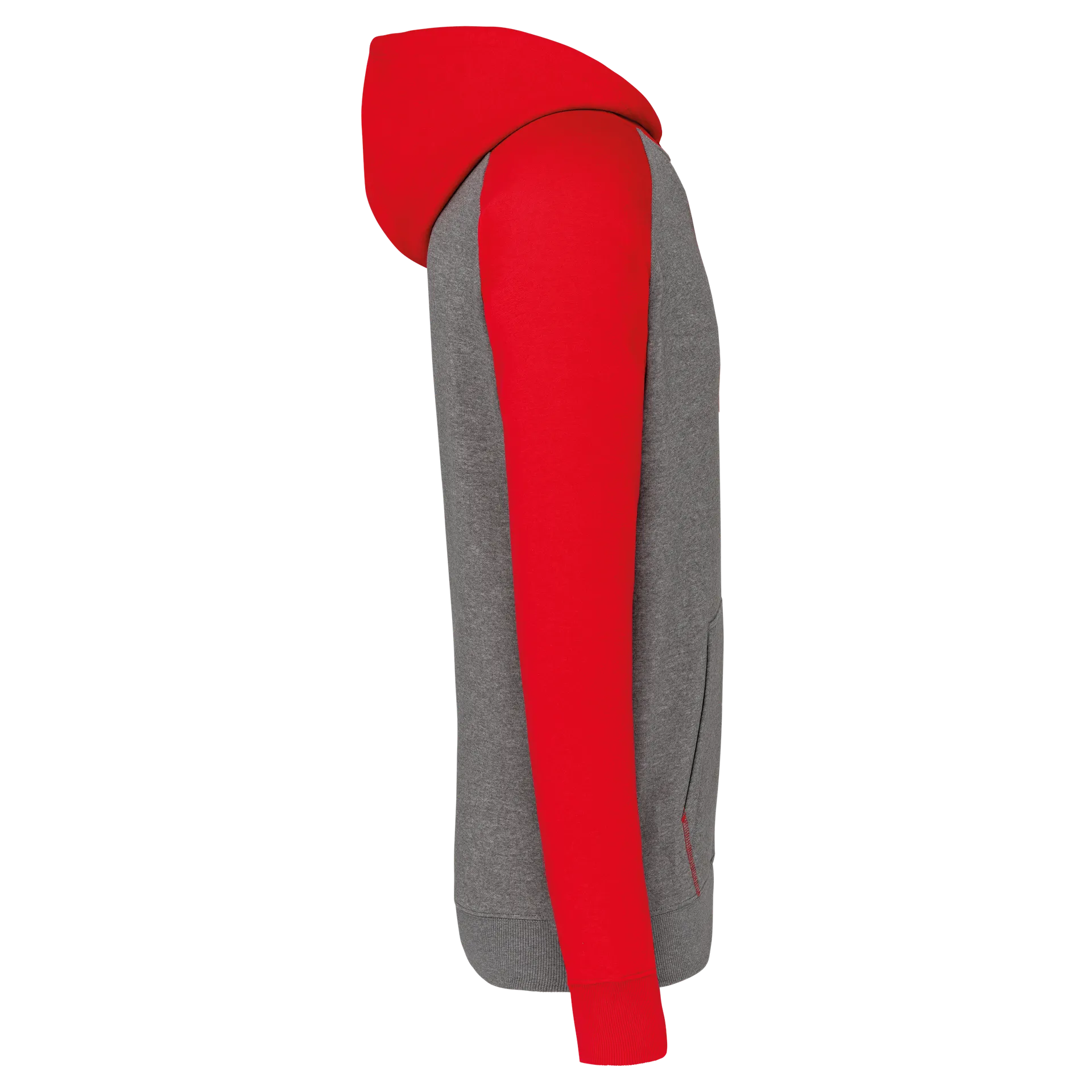 Zweifarbiges Kapuzensweatshirt für Kinder