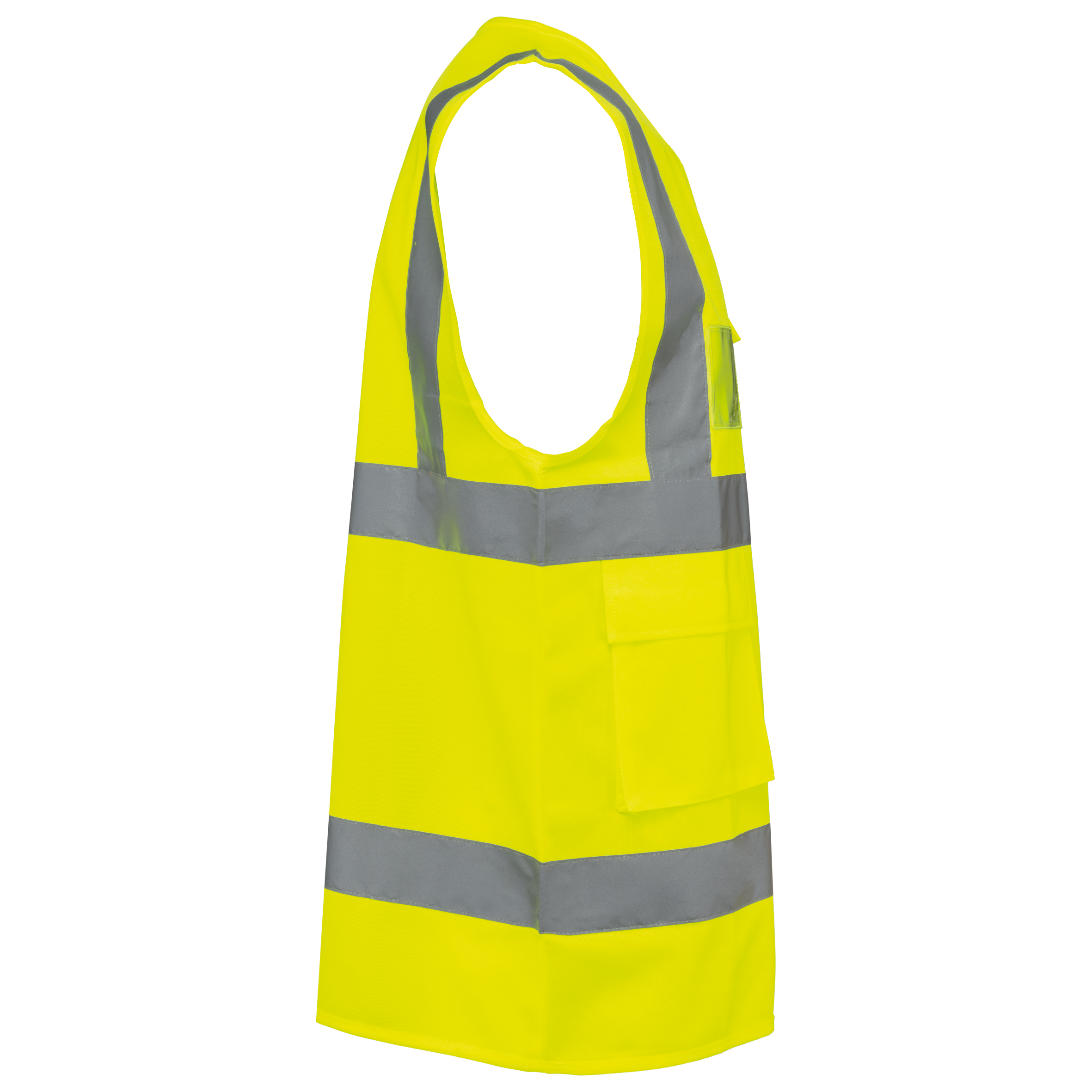Recycelte HI-VIS SICHERHEITSWESTE mit Reißverschluss