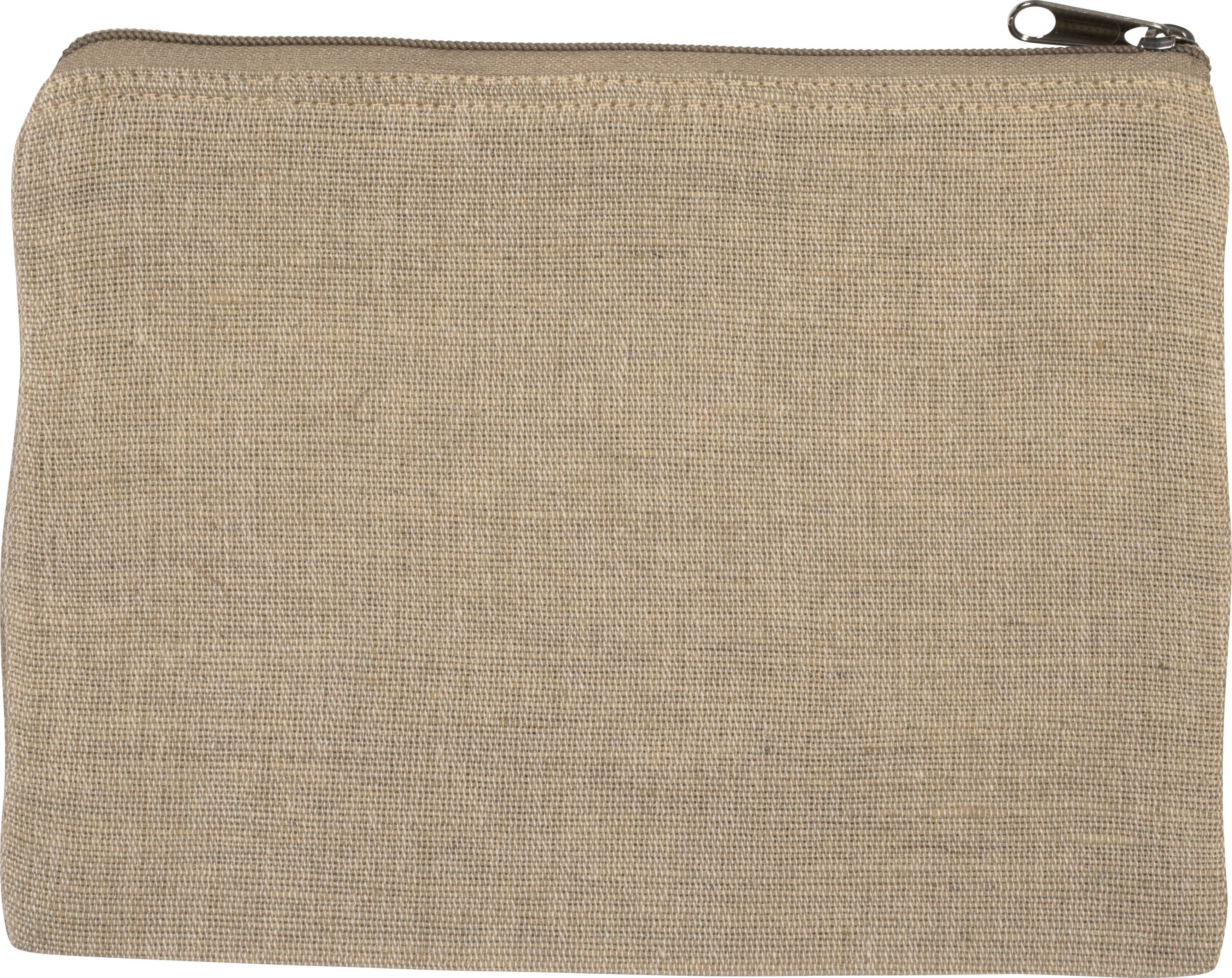 Kleine Tasche aus Jute-Baumwollmischgewebe