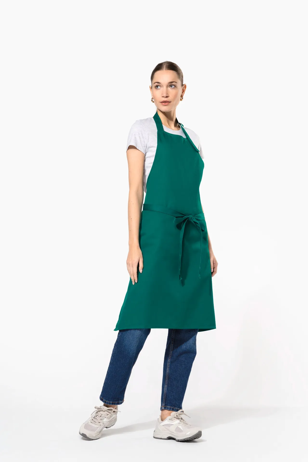 Schürze aus mischgewebe ohne Tasche