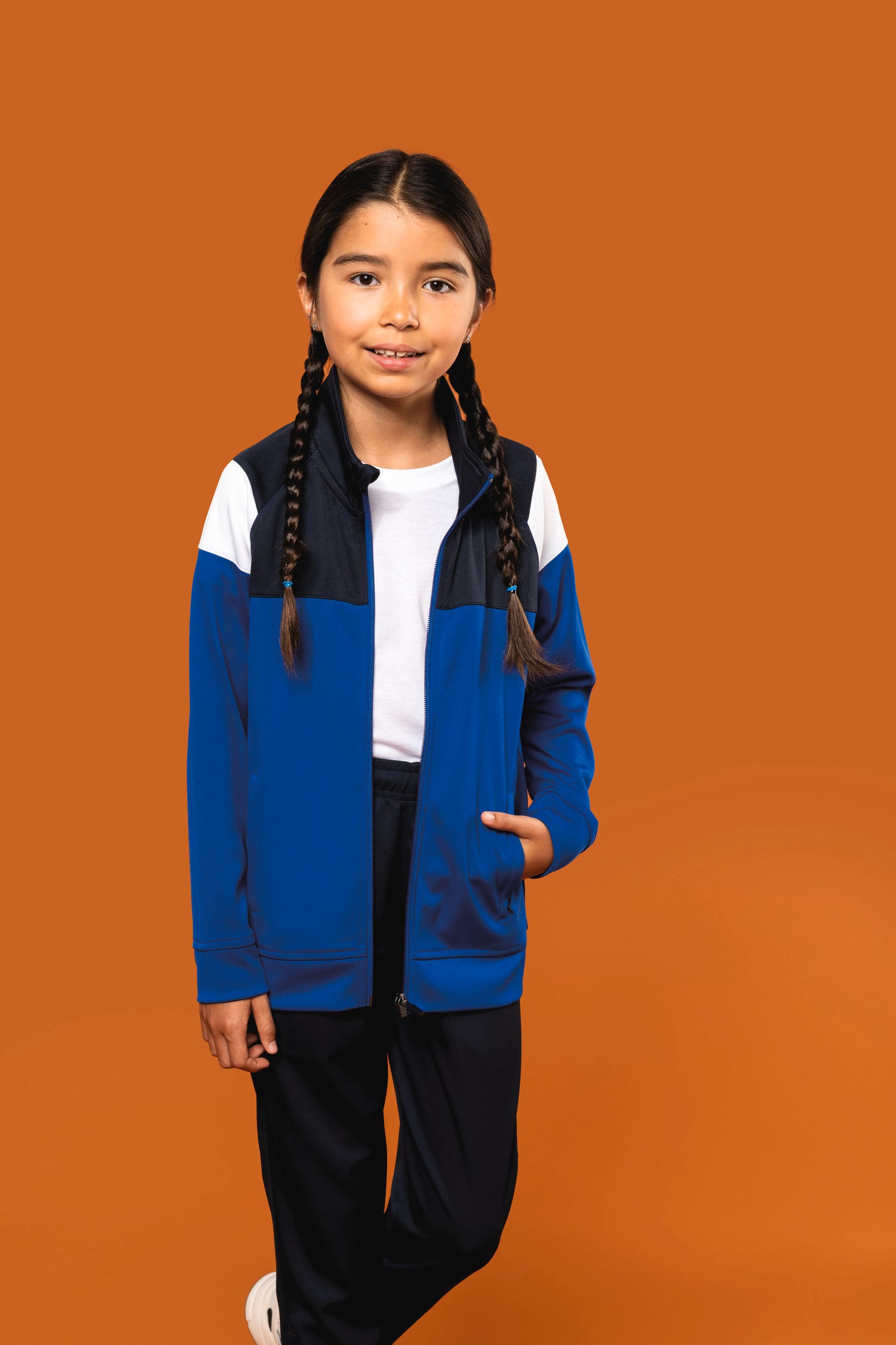 Trainingsjacke mit Reißverschluss für Kinder