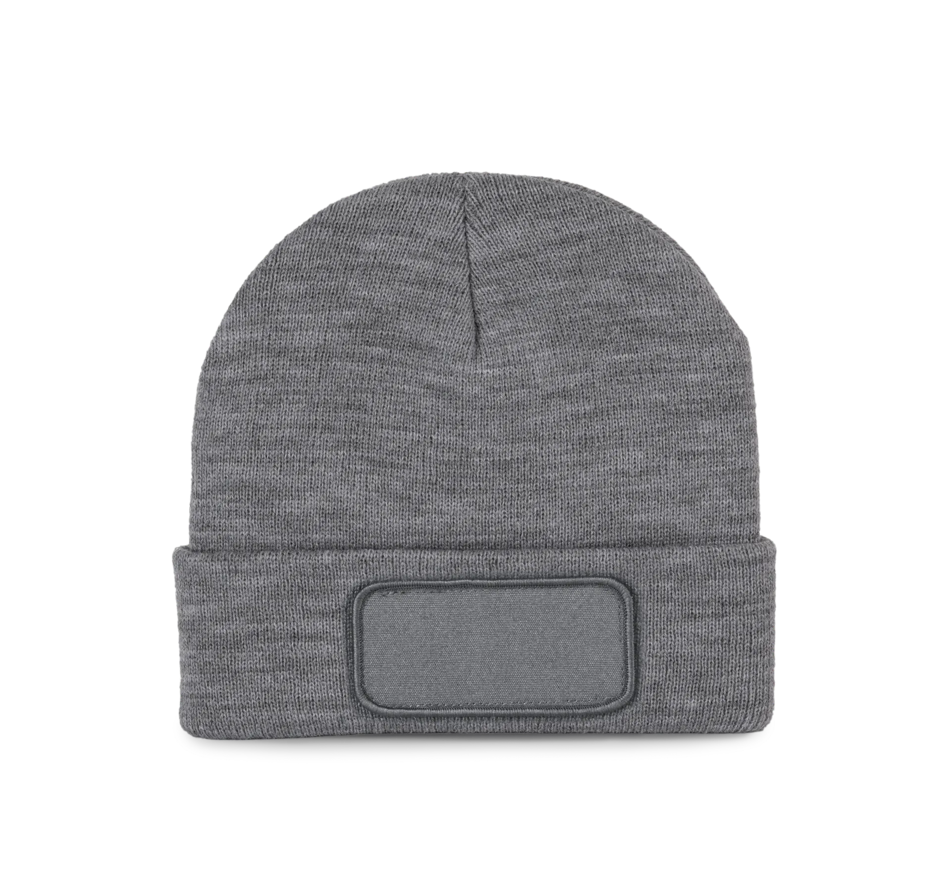 Recycelte Mütze mit Patch