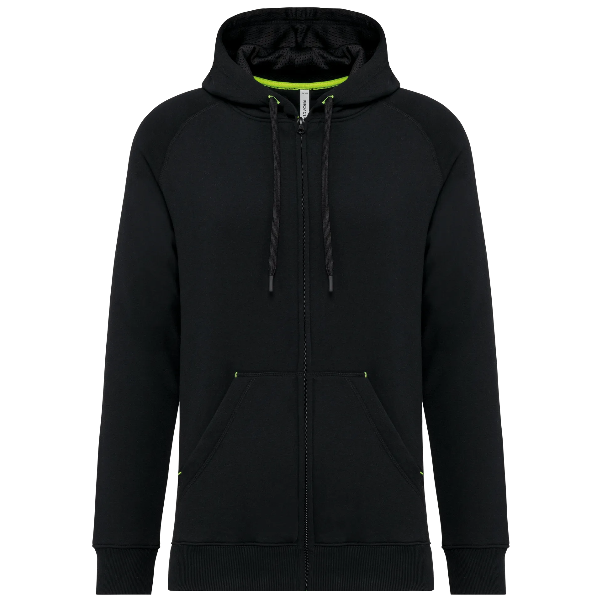 Unisex-kapuzenjacke mit zipper