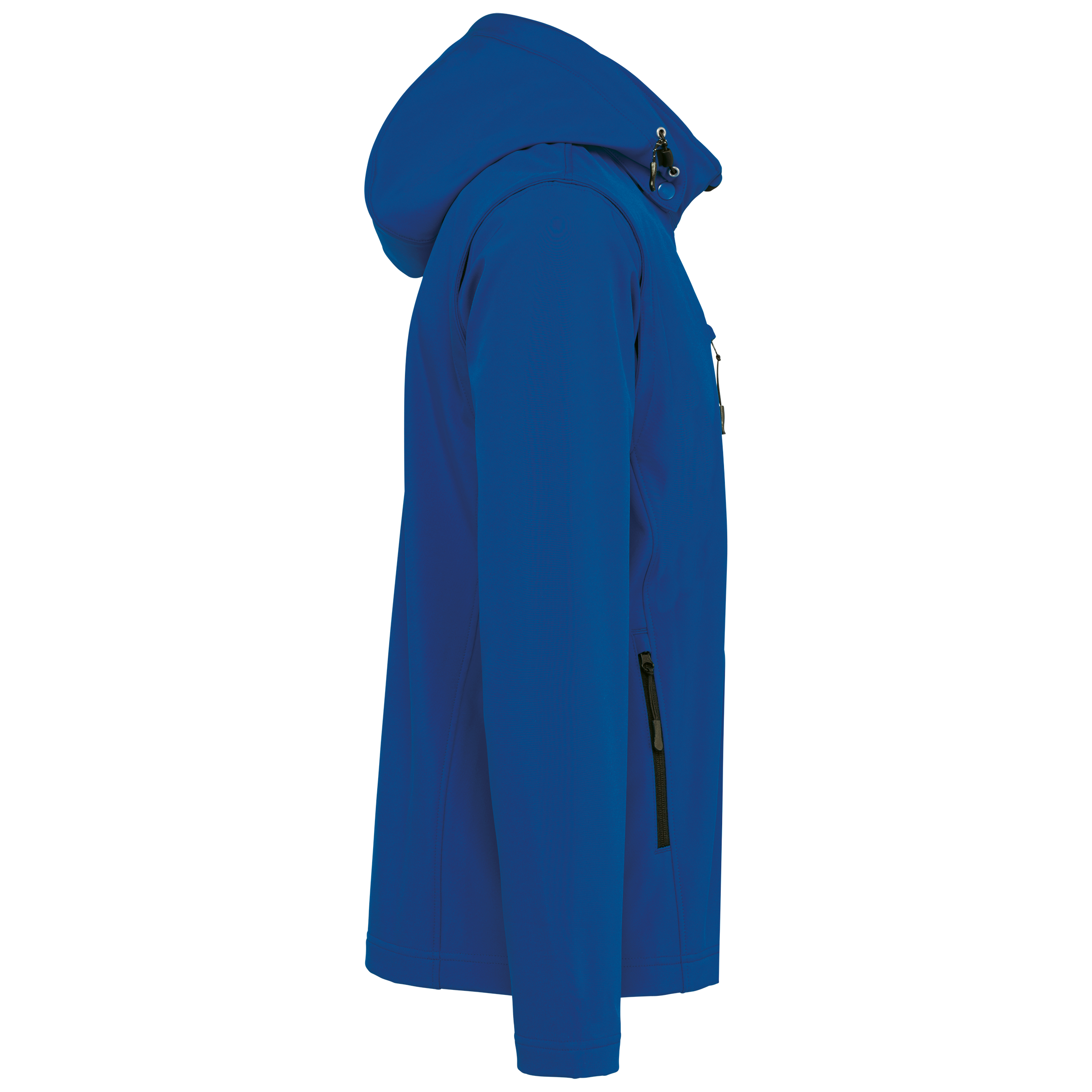 3-lagige Unisex-Softshell-Jacke mit Kapuze und abnehmbaren Ärmeln