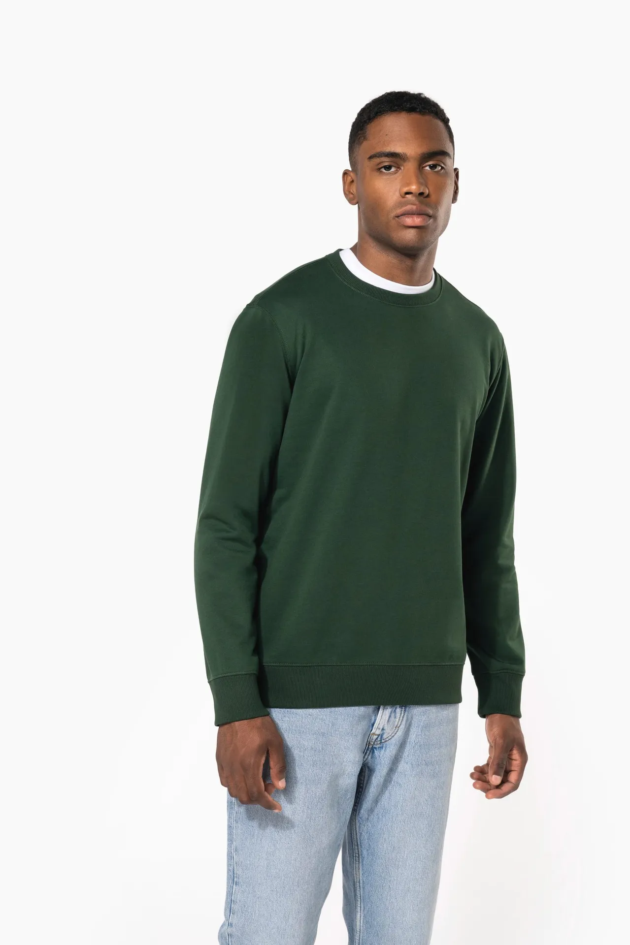 Recyceltes Unisex-Sweatshirt mit Rundhalsausschnitt