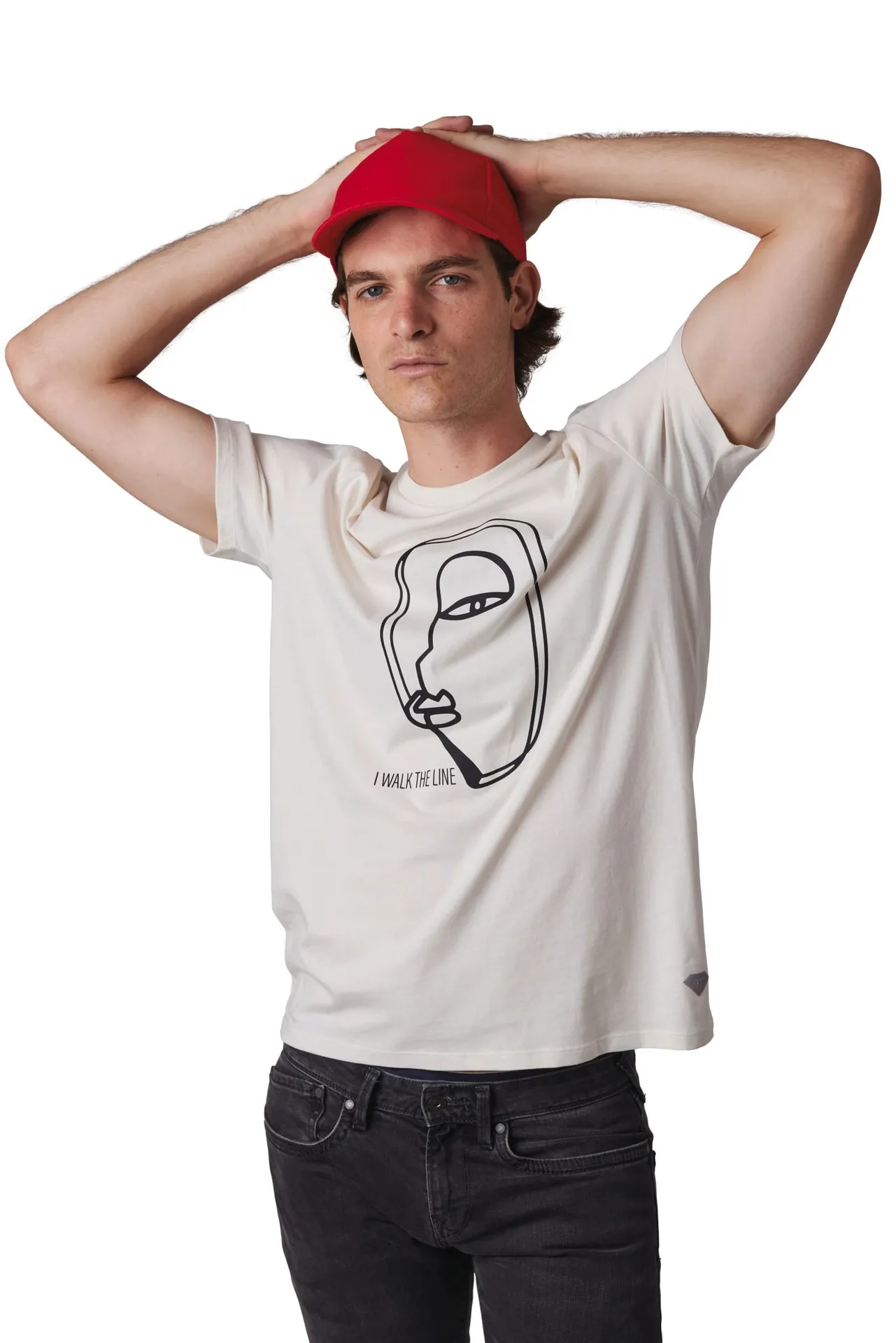 Sportkappe mit 5 Panels aus dicker Baumwolle