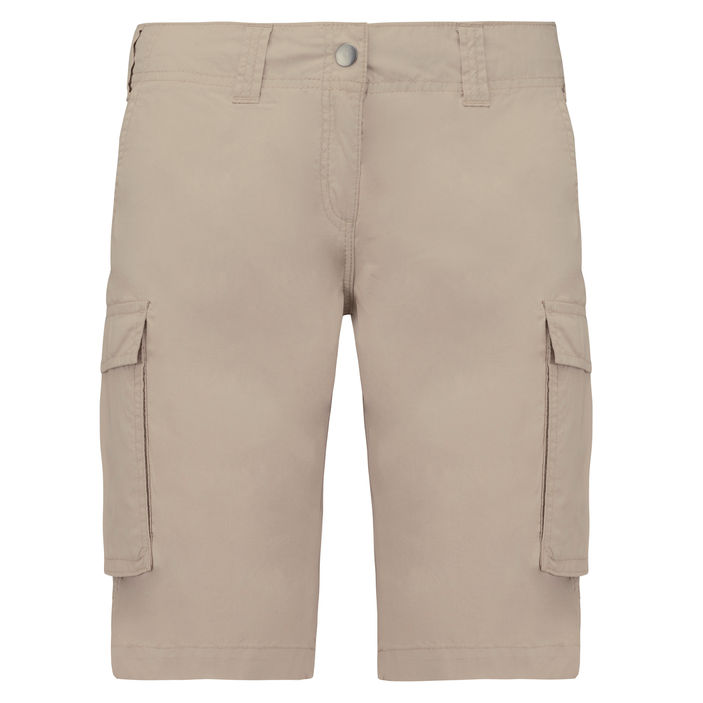 Leichte Bermuda-Shorts für Damen mit mehreren Taschen