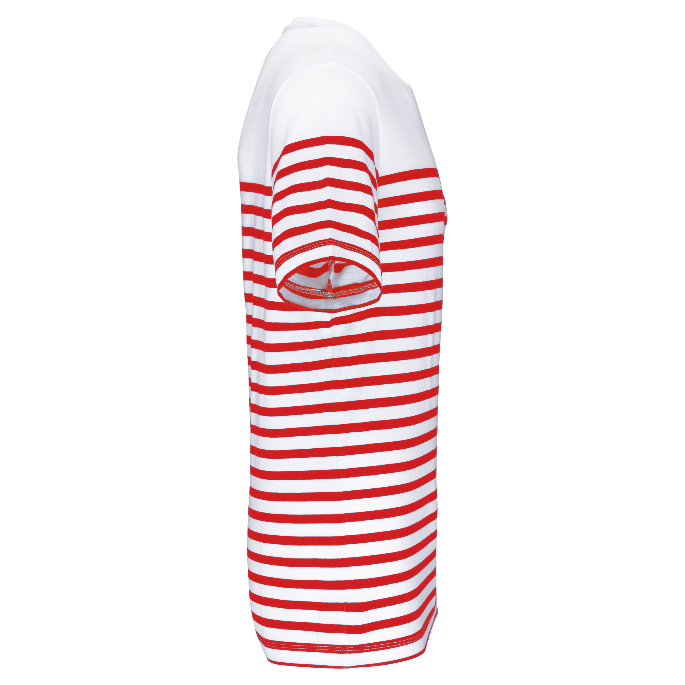 T-Shirt im Marine-Stil mit Rundhalsausschnitt Bio Herren