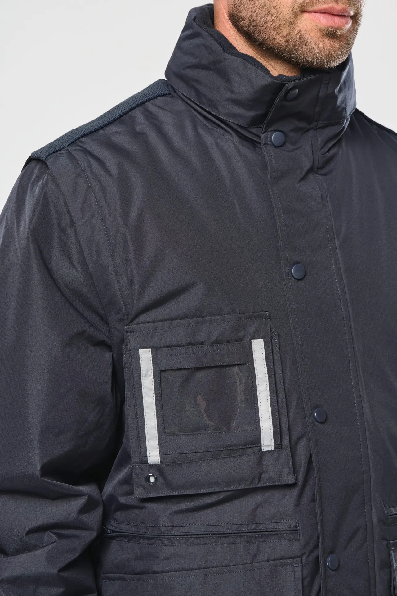 Workwear Parka mit abtrennbaren Ärmeln Herren