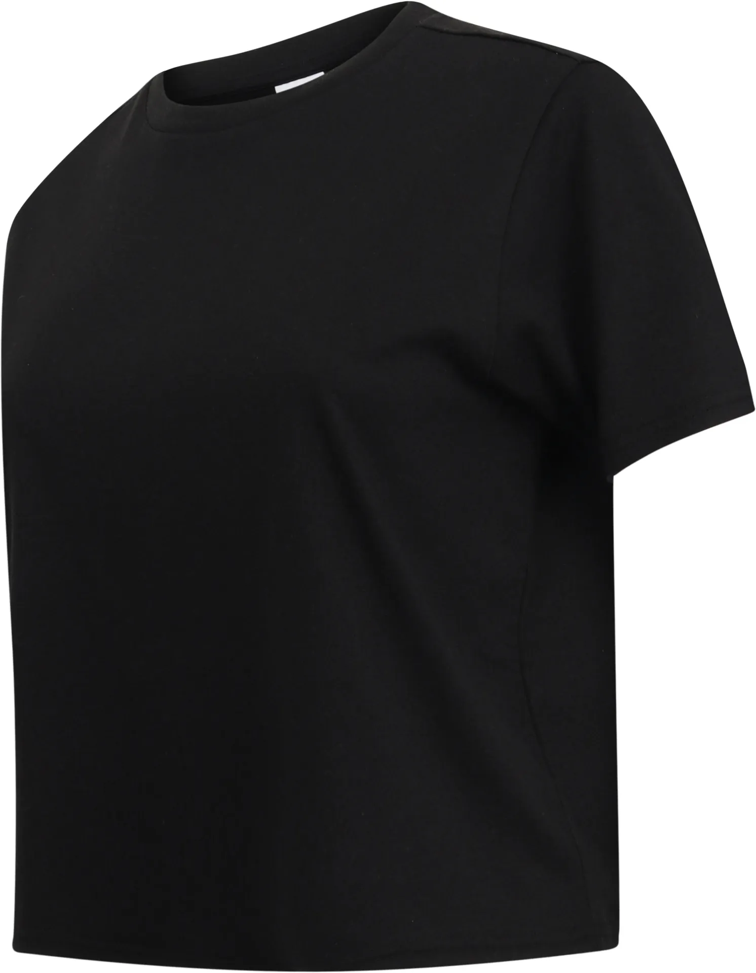 Kurzes, eckig geschnittenes damen-t-shirt