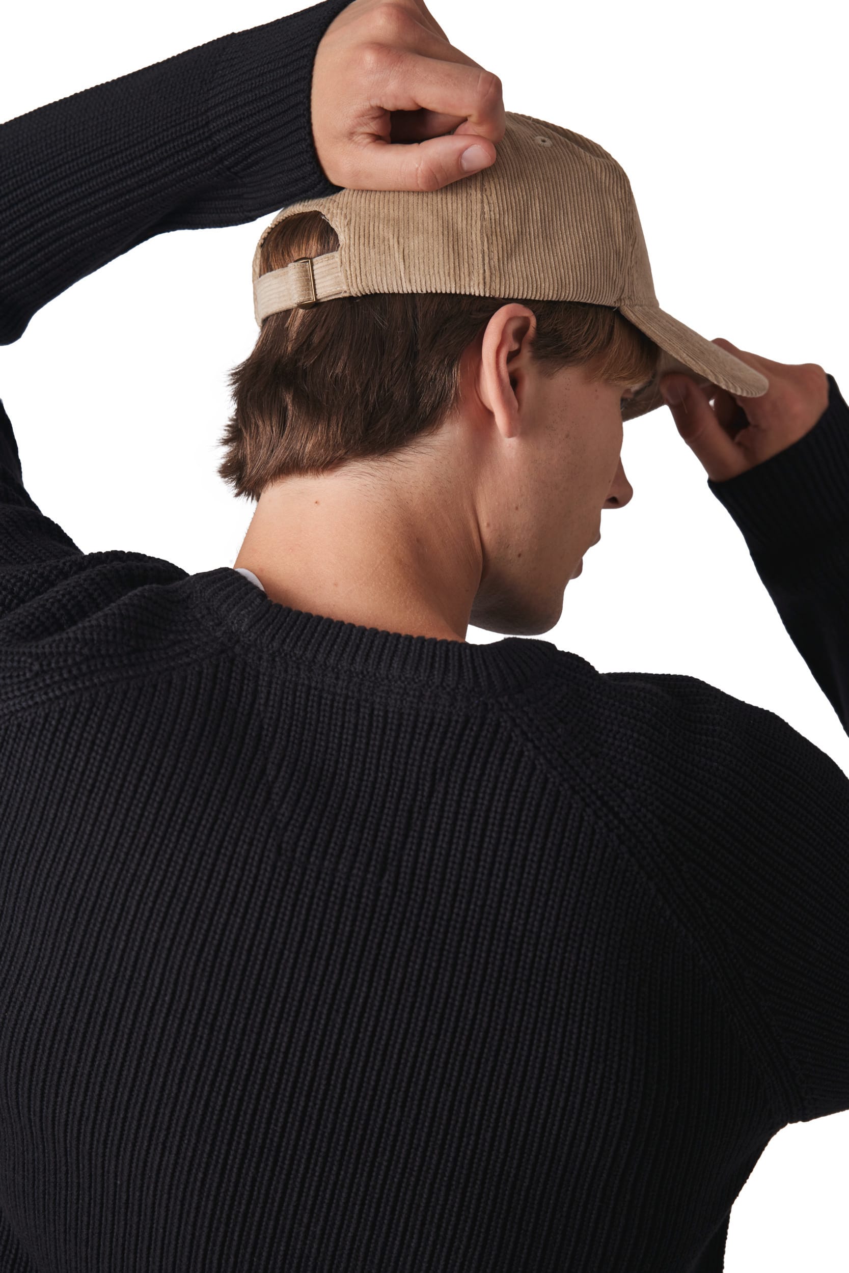 Kappe aus Samt – 5 Panels