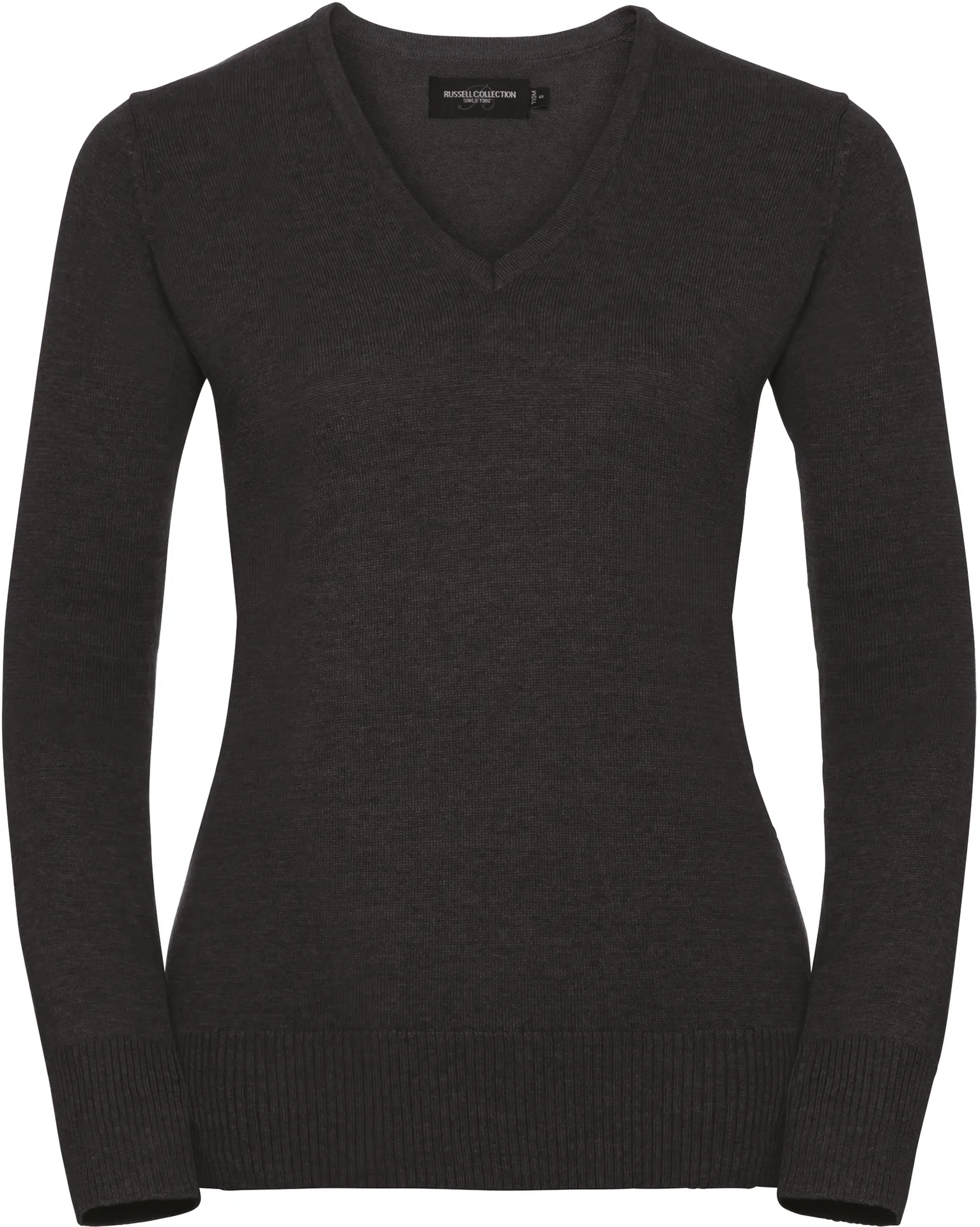 Ladies' V-neck Knitted Pullover
