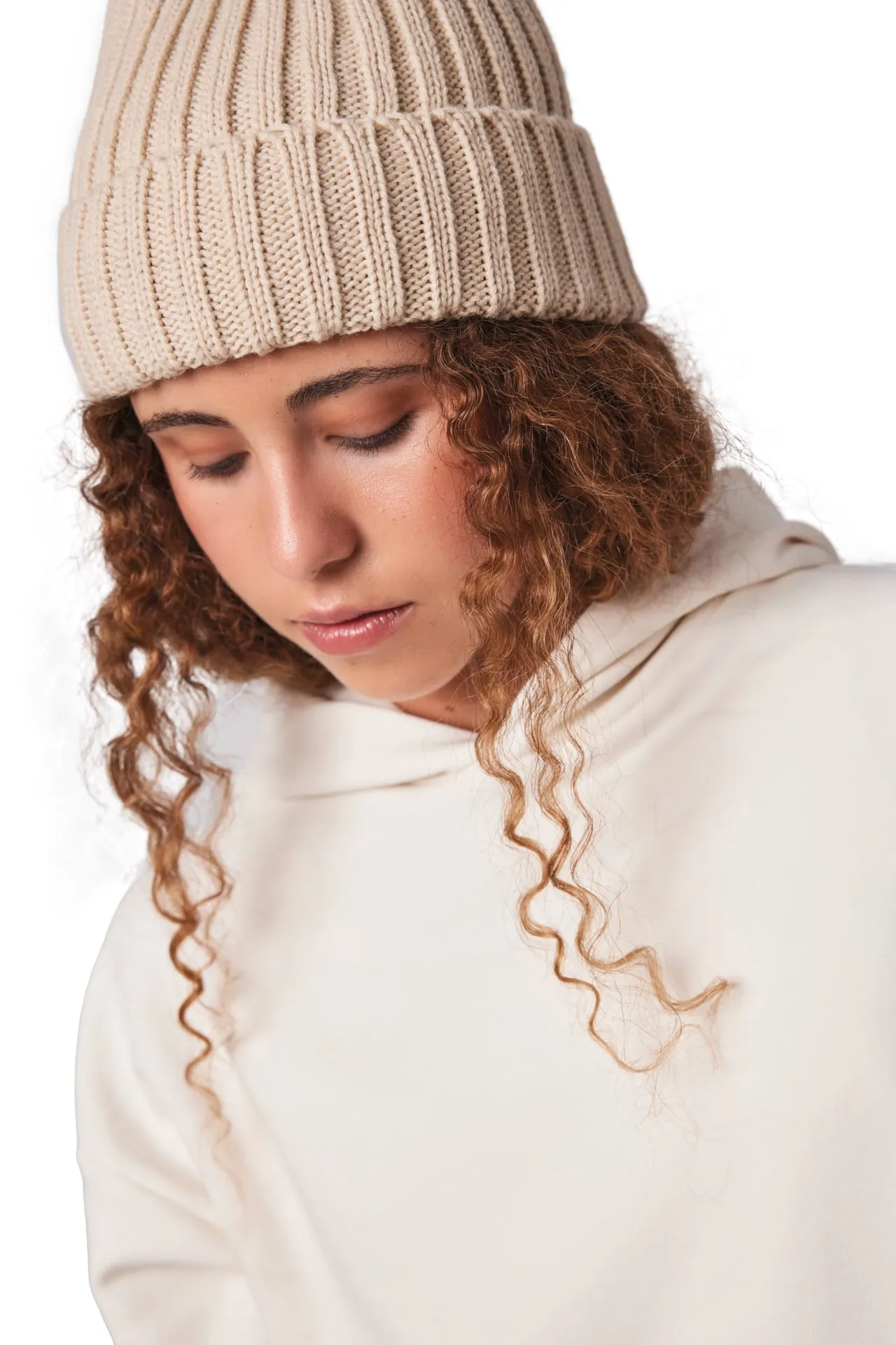 Mütze mit Doppelripp und Umschlag