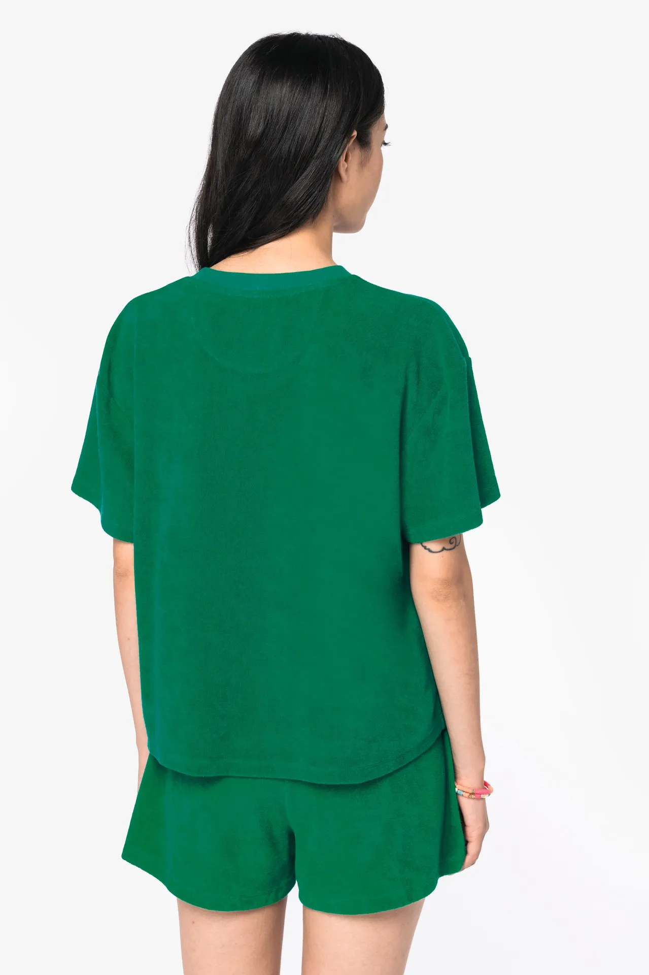 Umweltfreundliches Damen-T-Shirt aus Frottee