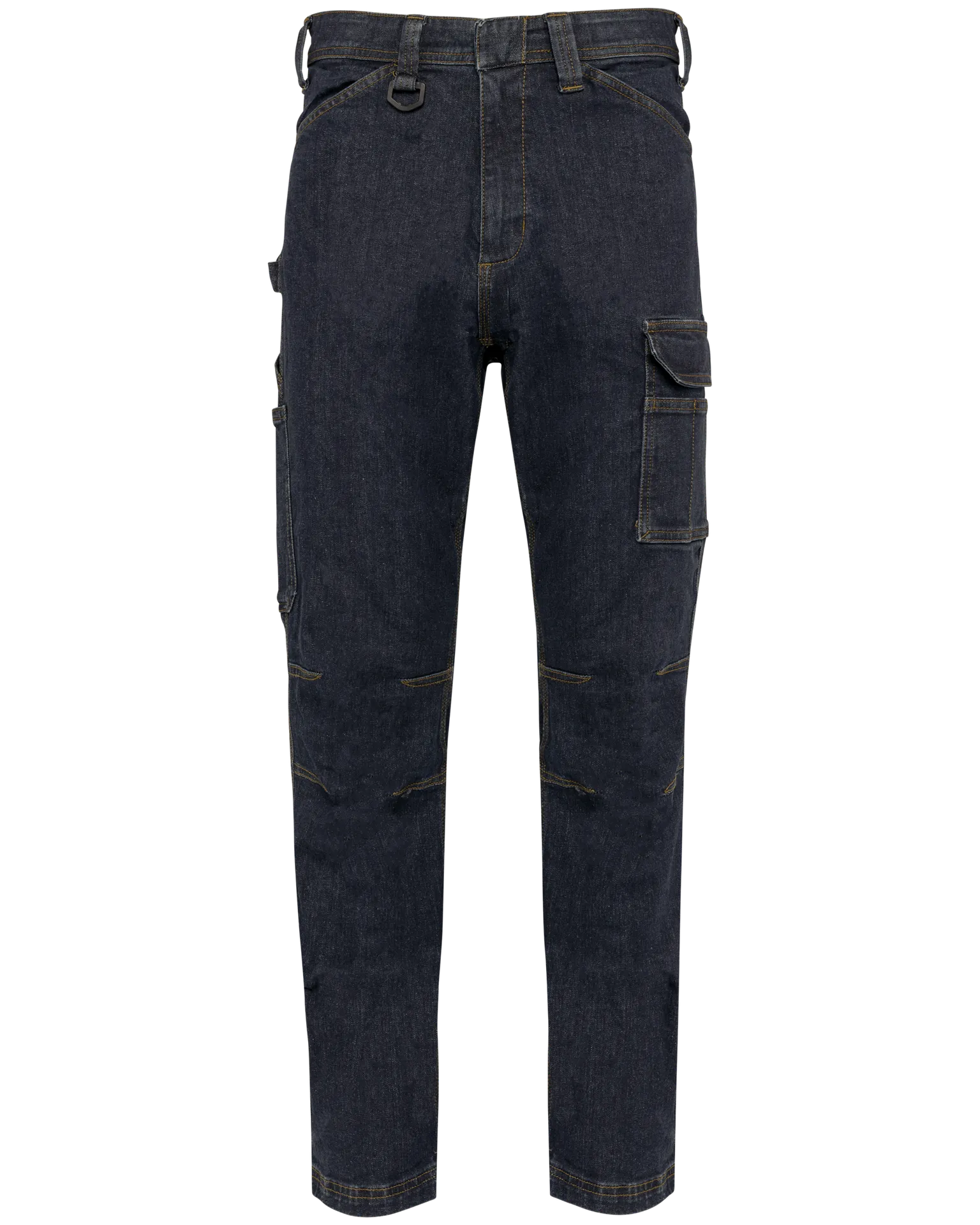 Denim-Herrenhose mit mehreren Taschen