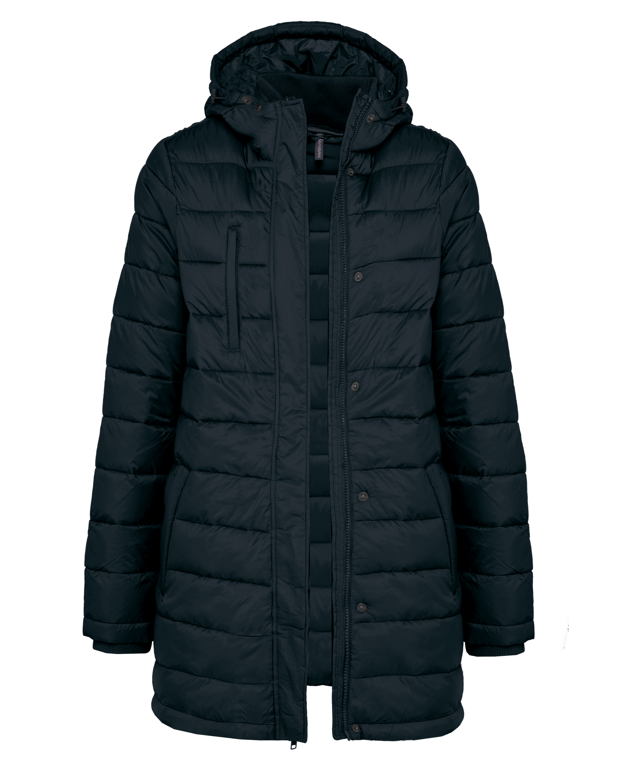 Leichter Damen-Daunenparka mit Kapuze