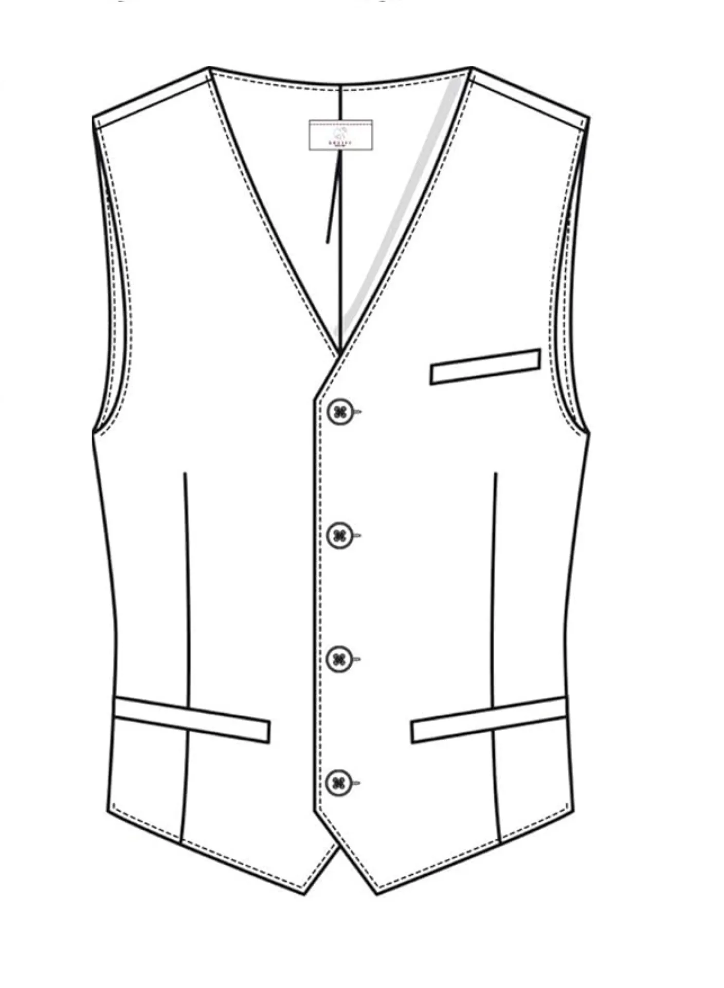 Greiff- Premium Corporate Anzugs Weste Regular Fit 1611