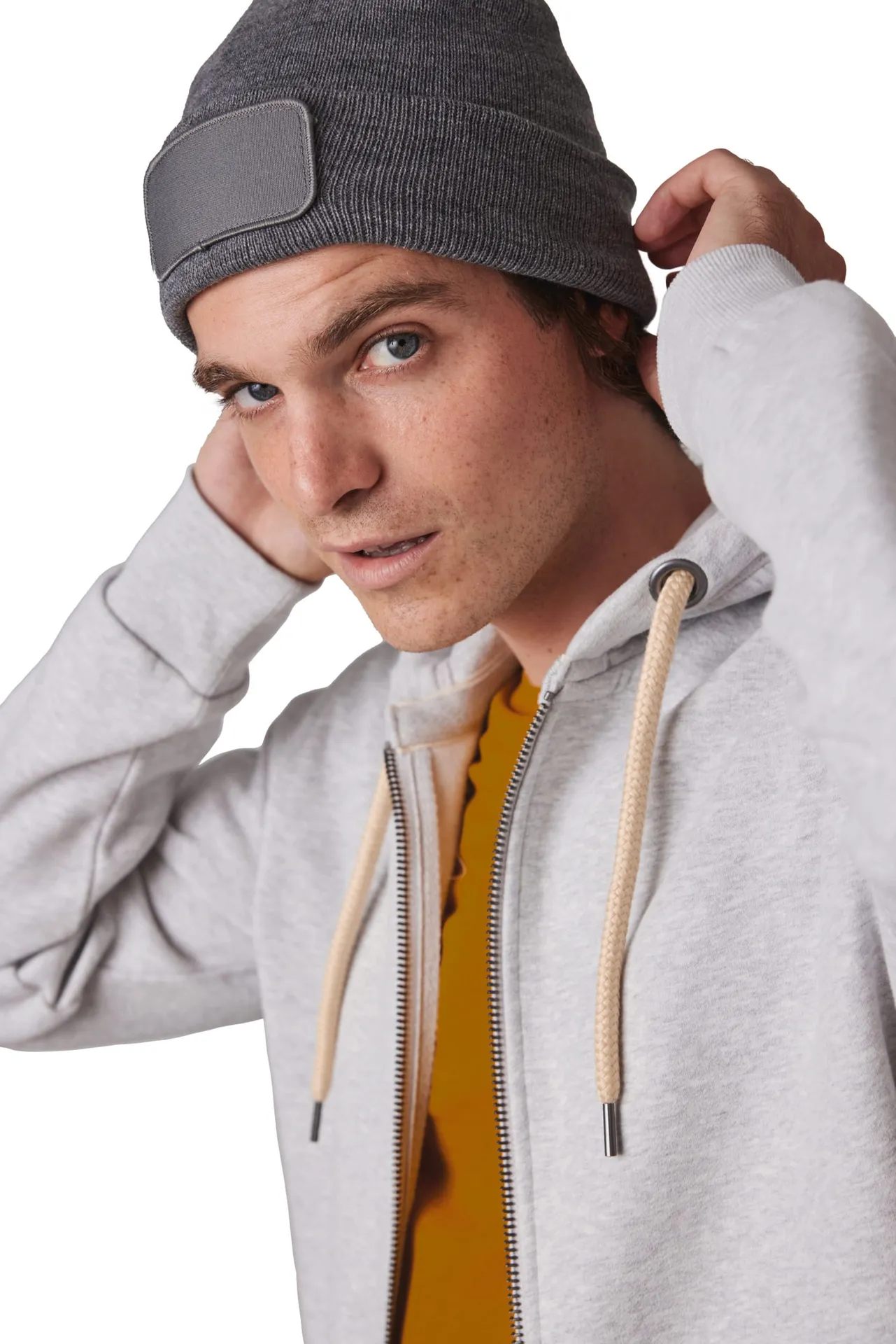 Recycelte Mütze mit Patch und Thinsulate™-Futter