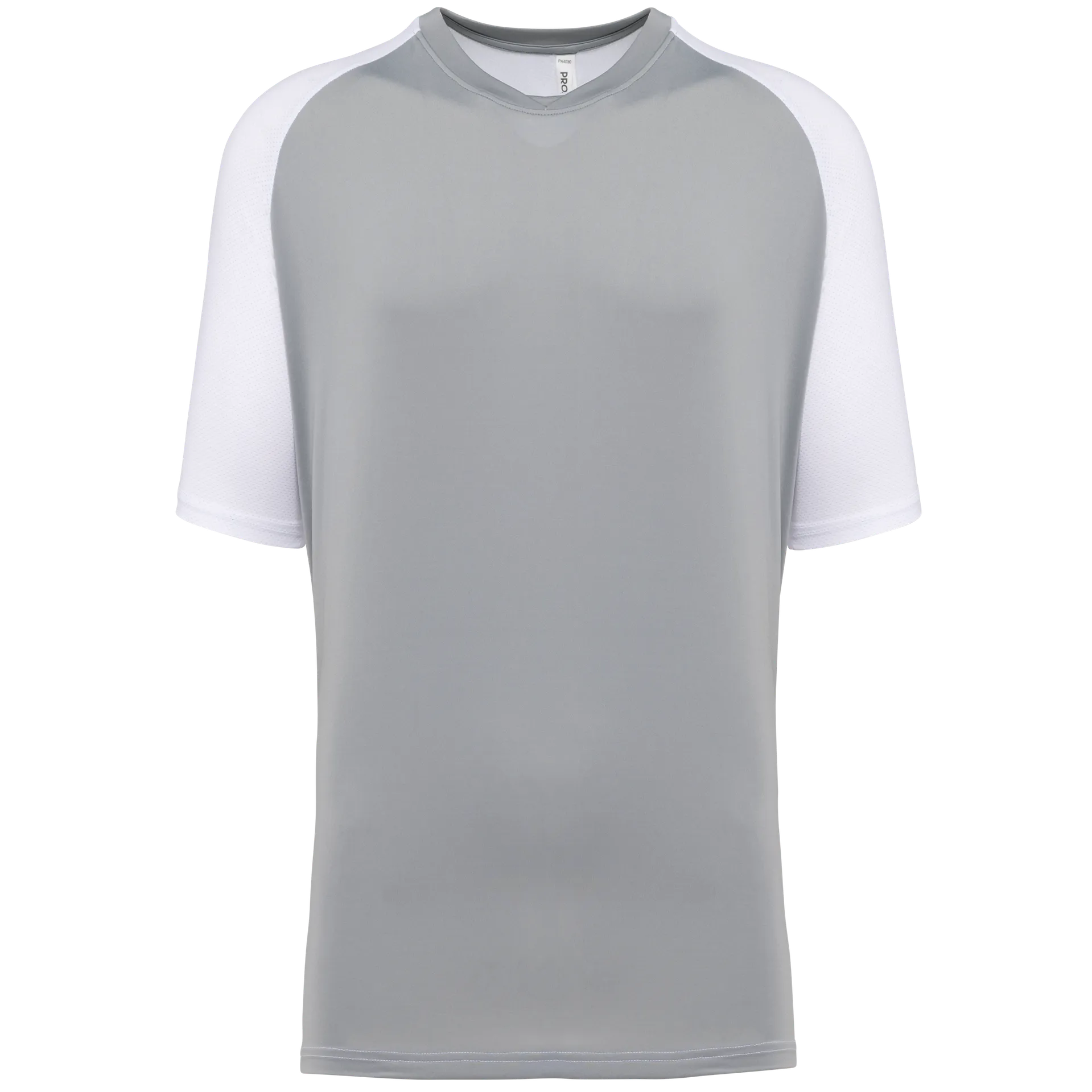 Zweifarbiges Padel Herren-T-Shirt mit Raglanärmeln
