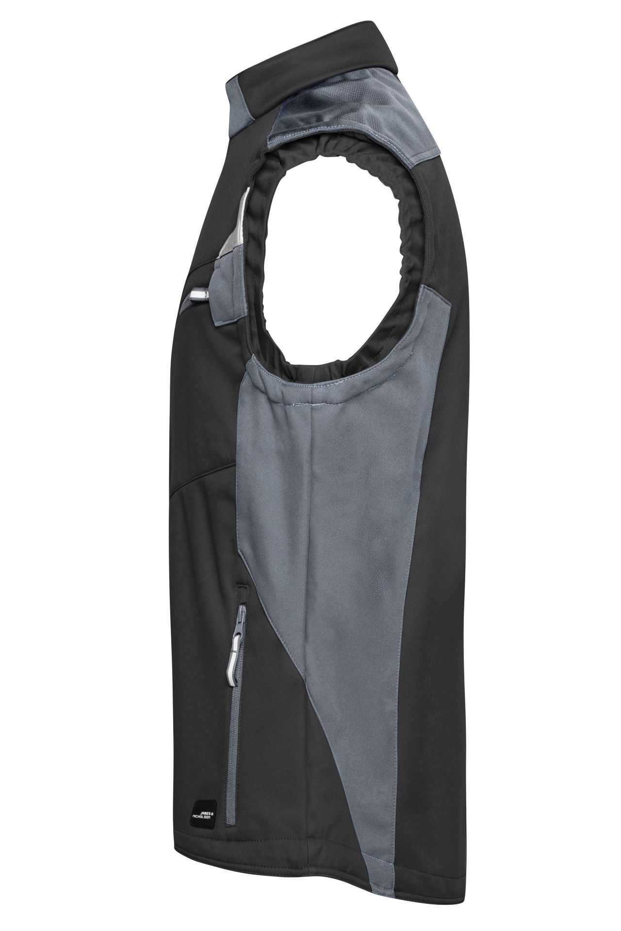 James & Nicholson JN845 – Funktionale Softshell-Arbeitsweste mit CORDURA®