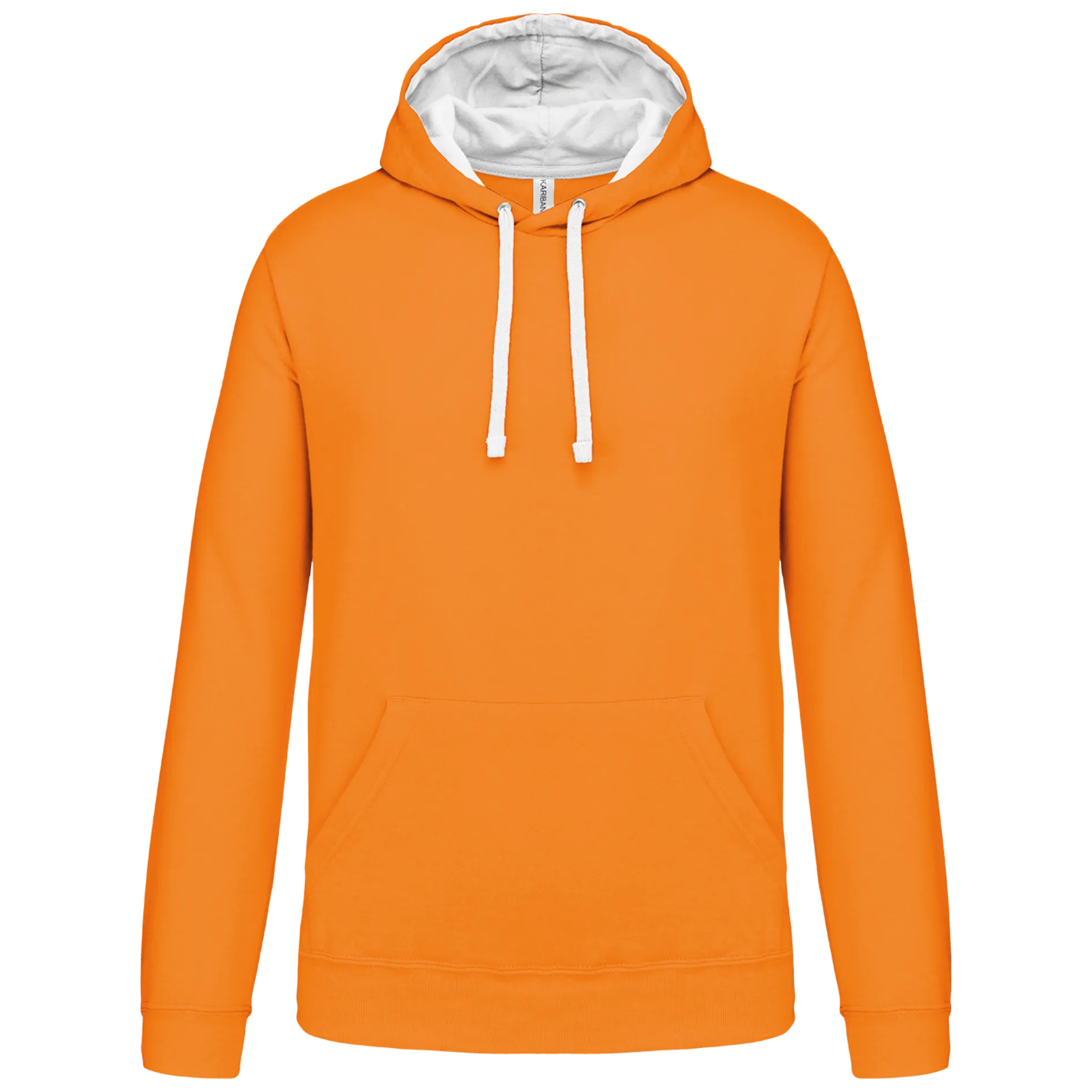 Herren-kapuzensweatshirt bicolor