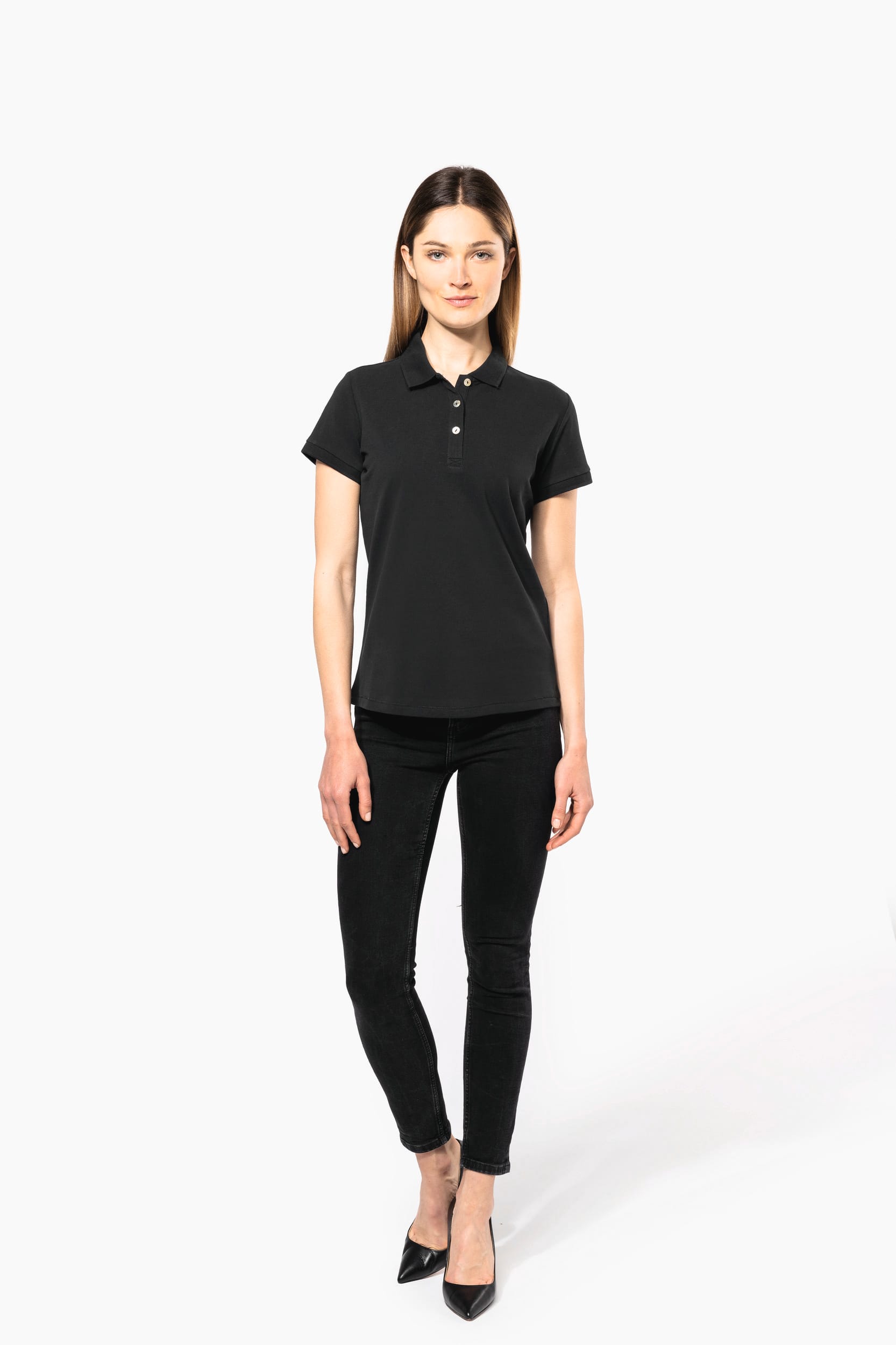 Damen-Kurzarm-Polohemd Supima®