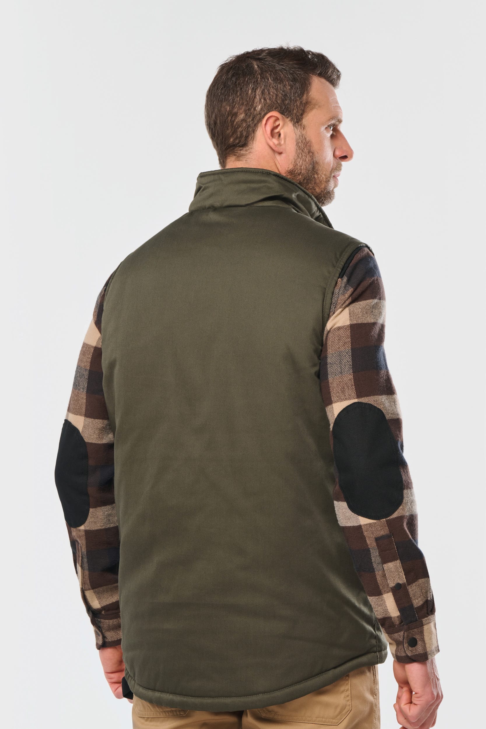 Gefütterte Unisex-Weste aus  Baumwollpolyester