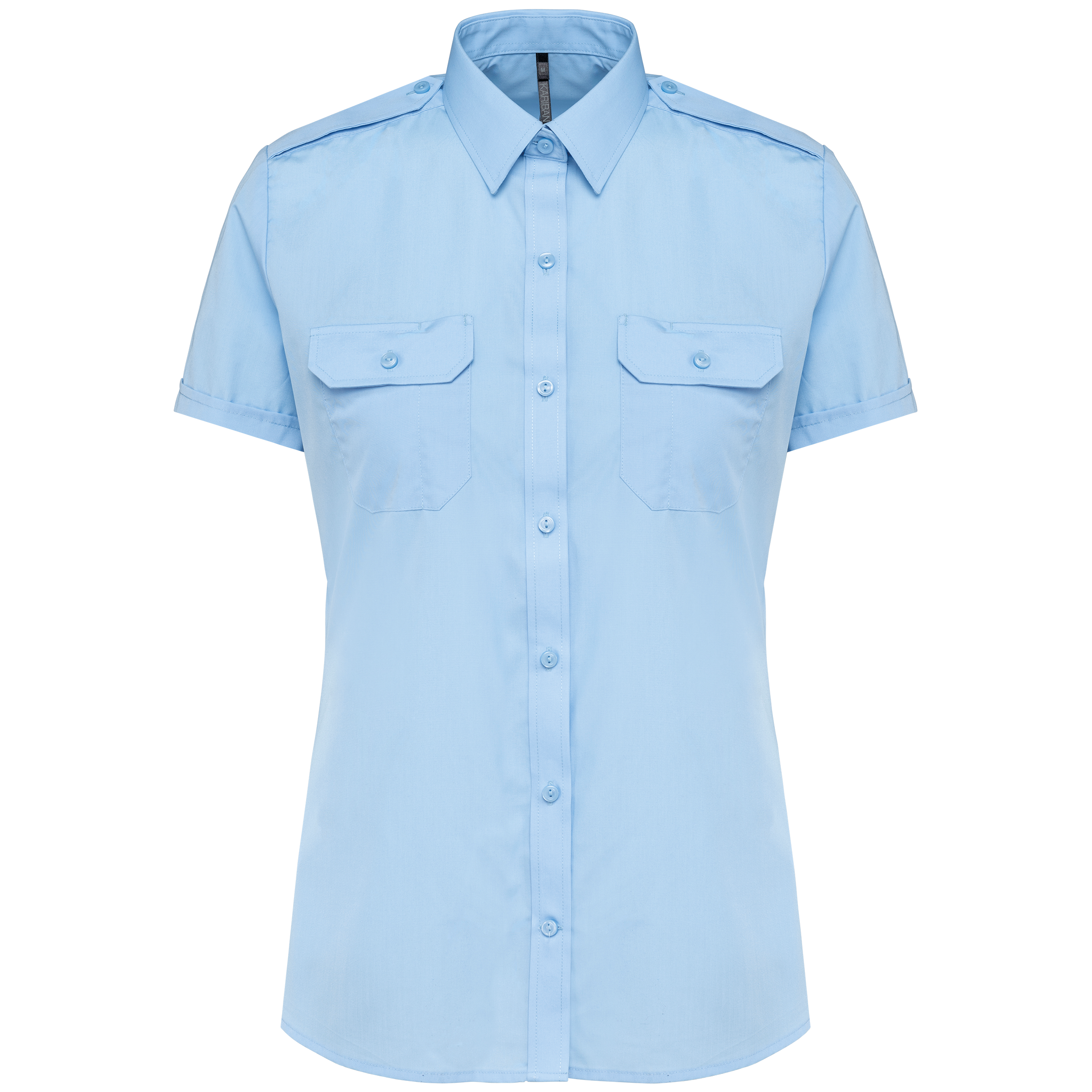Kurzarm-Pilotenhemd für Damen