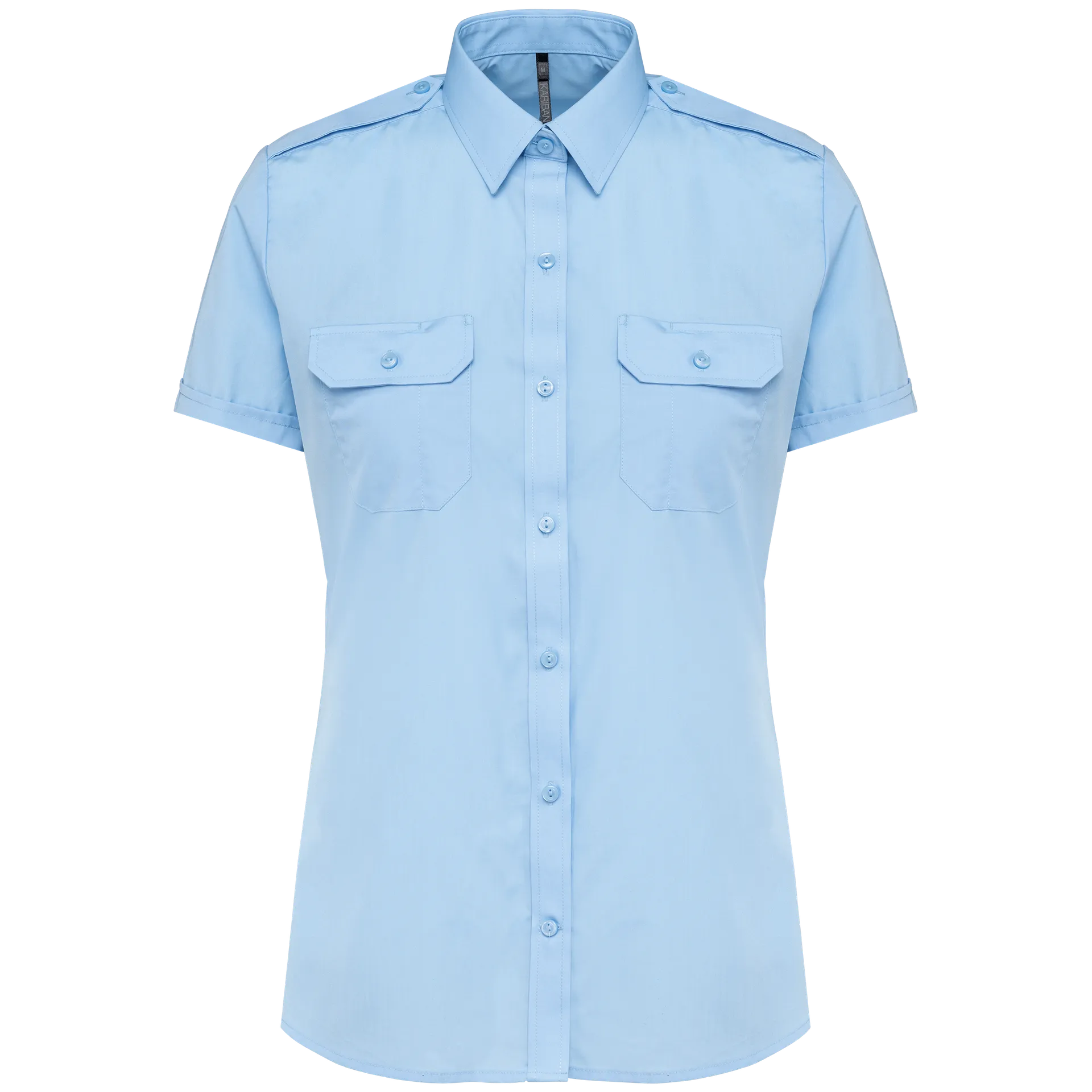 Kurzarm-Pilotenhemd für Damen