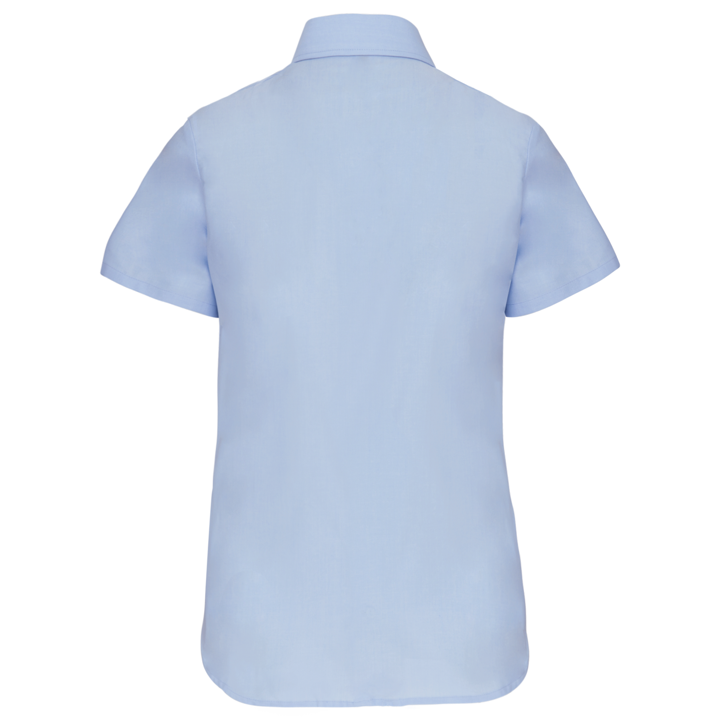 Damen Oxford Kurzarmbluse