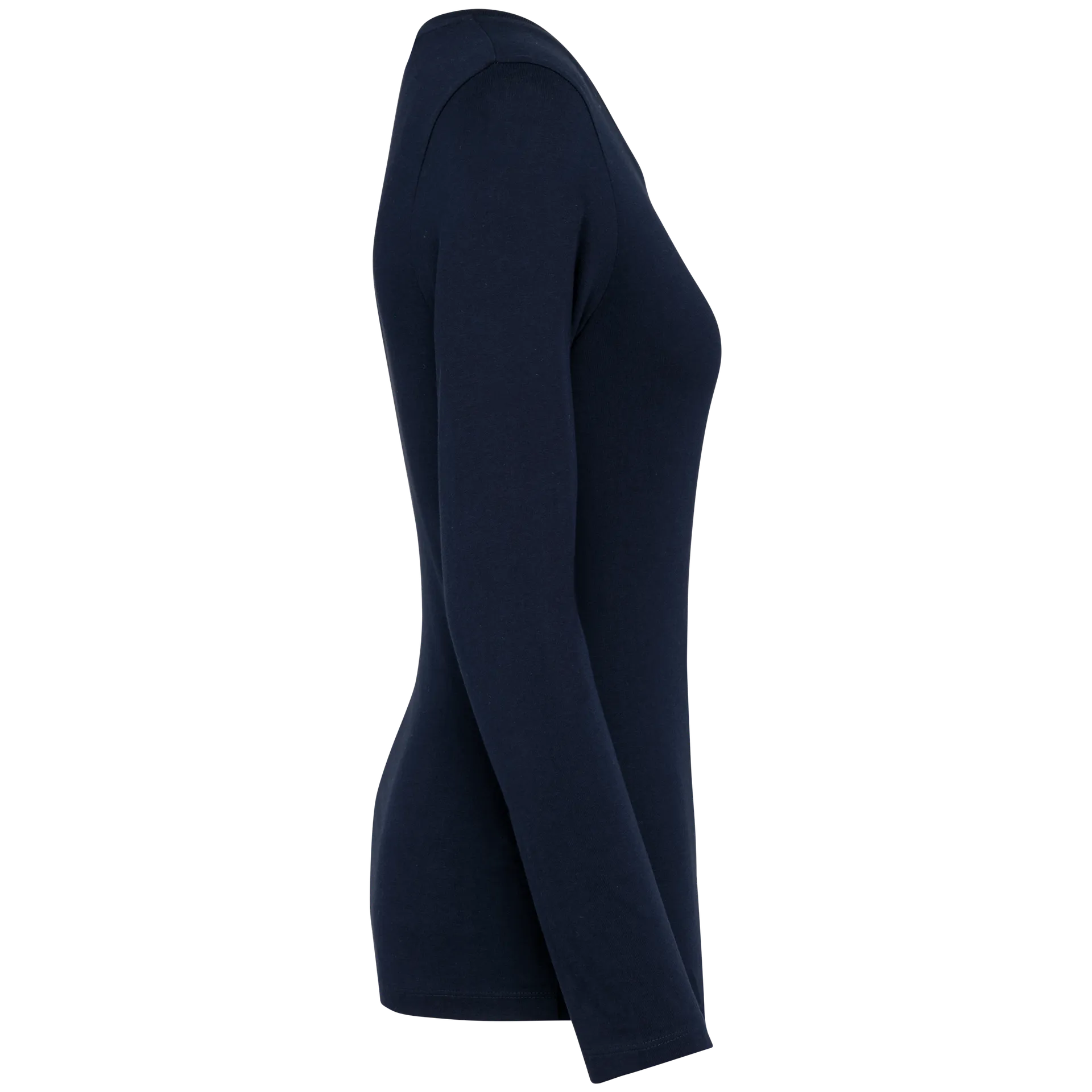 Supima® Damen-T-Shirt mit Rundhalsausschnitt und langen Ärmeln